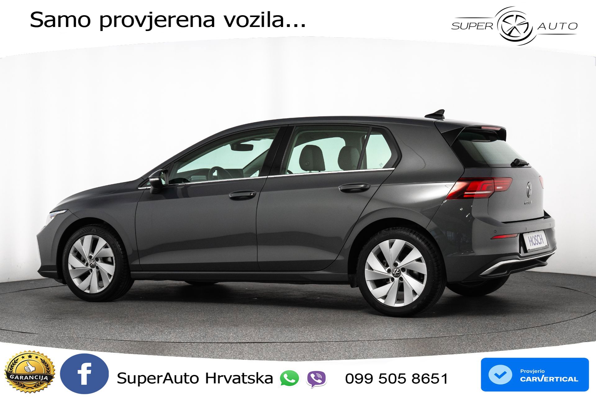 VW Golf VIII 2.0 TDI DSG Style 150 KS, ACC+KAM+VIRT+MASAŽA