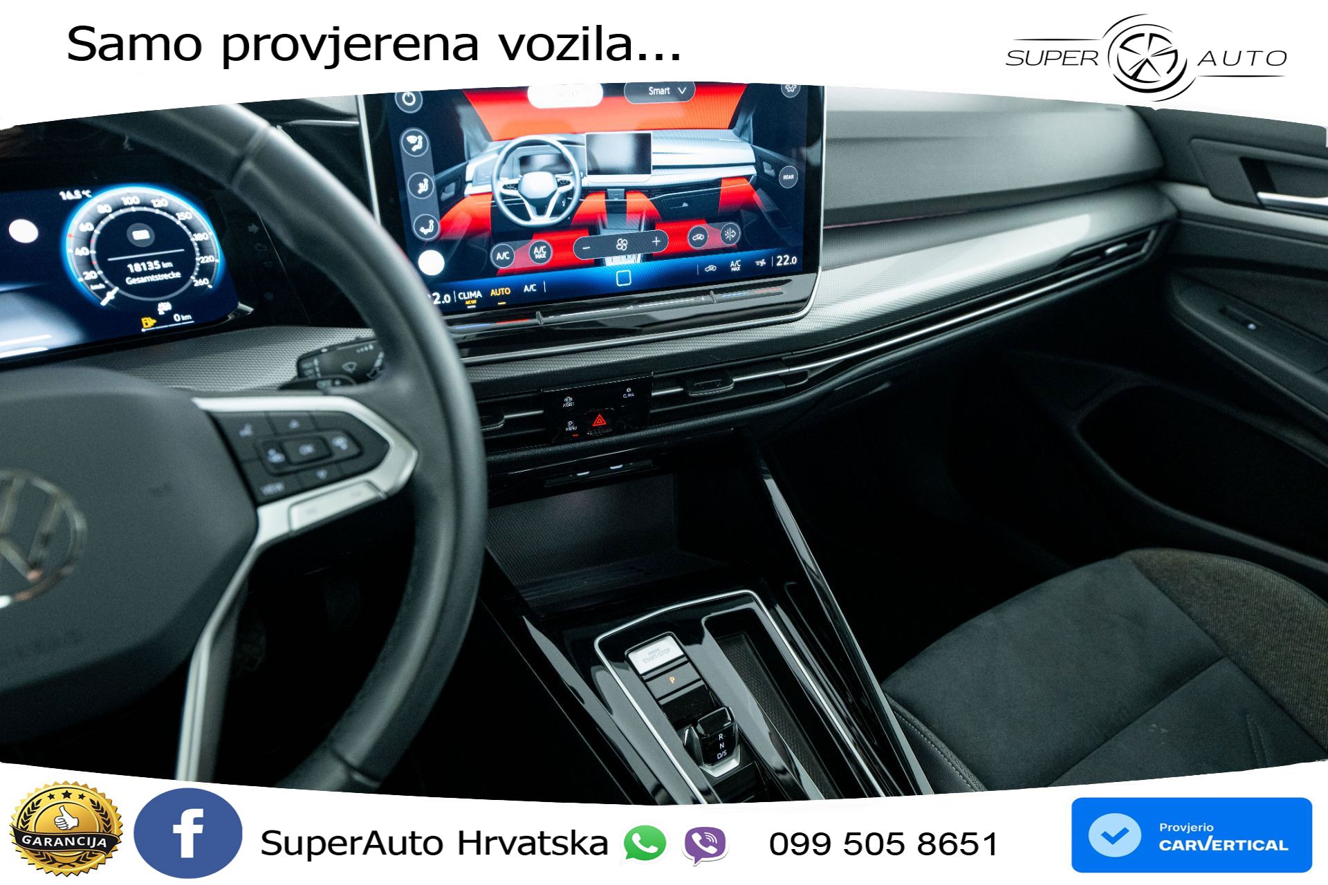 VW Golf VIII 2.0 TDI DSG Style 150 KS, ACC+KAM+VIRT+MASAŽA