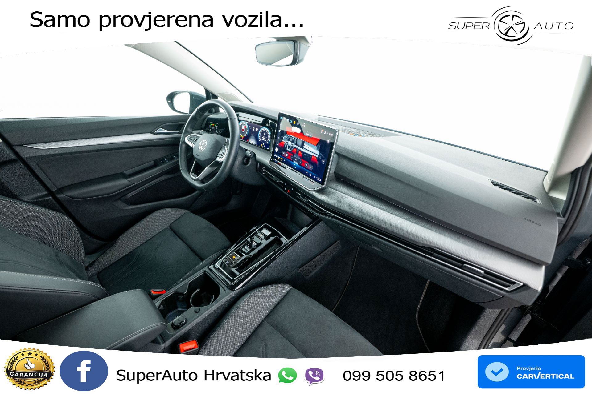 VW Golf VIII 2.0 TDI DSG Style 150 KS, ACC+KAM+VIRT+MASAŽA
