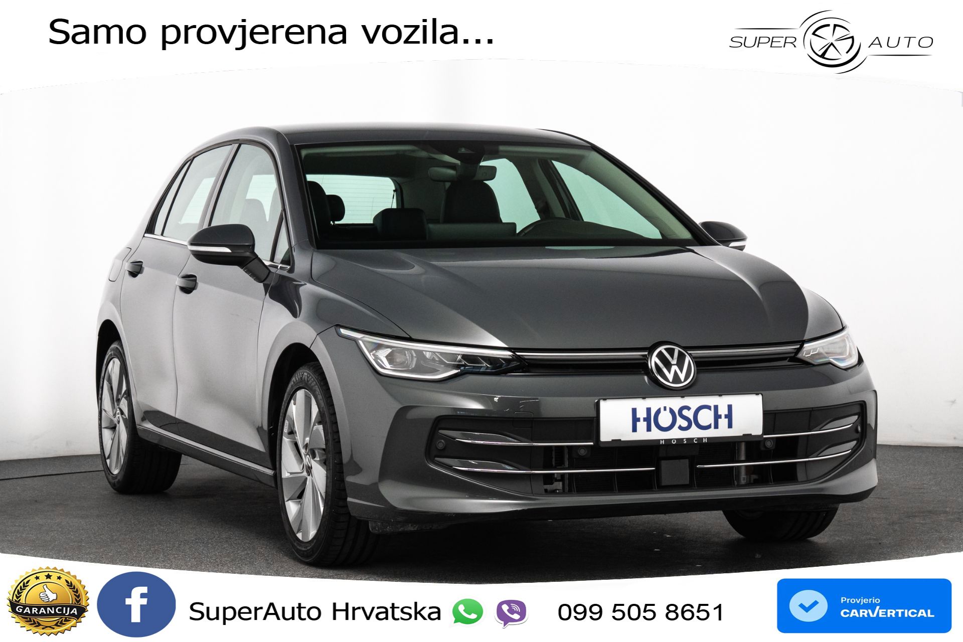VW Golf VIII 2.0 TDI DSG Style 150 KS, ACC+KAM+VIRT+MASAŽA