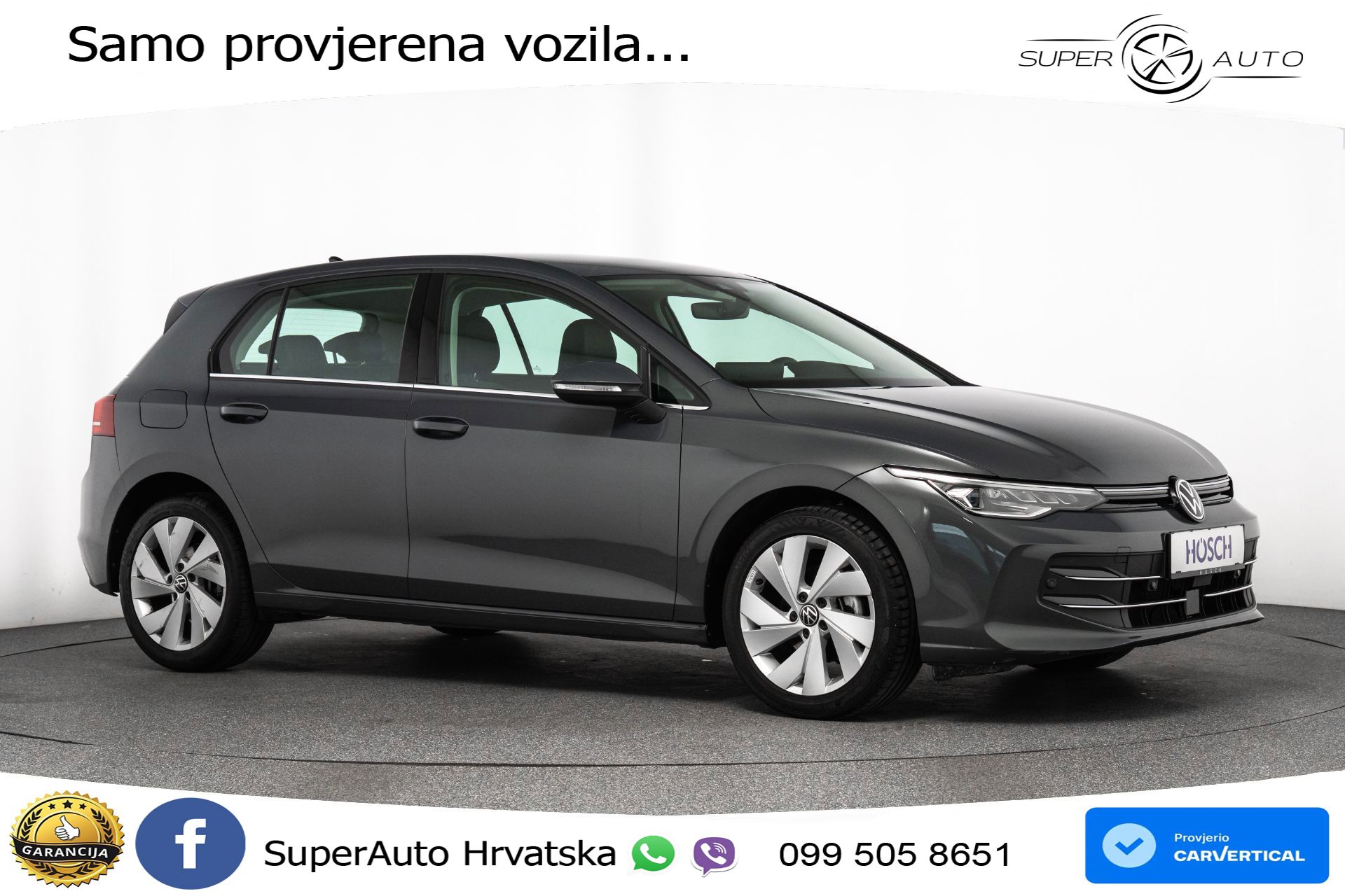 VW Golf VIII 2.0 TDI DSG Style 150 KS, ACC+KAM+VIRT+MASAŽA