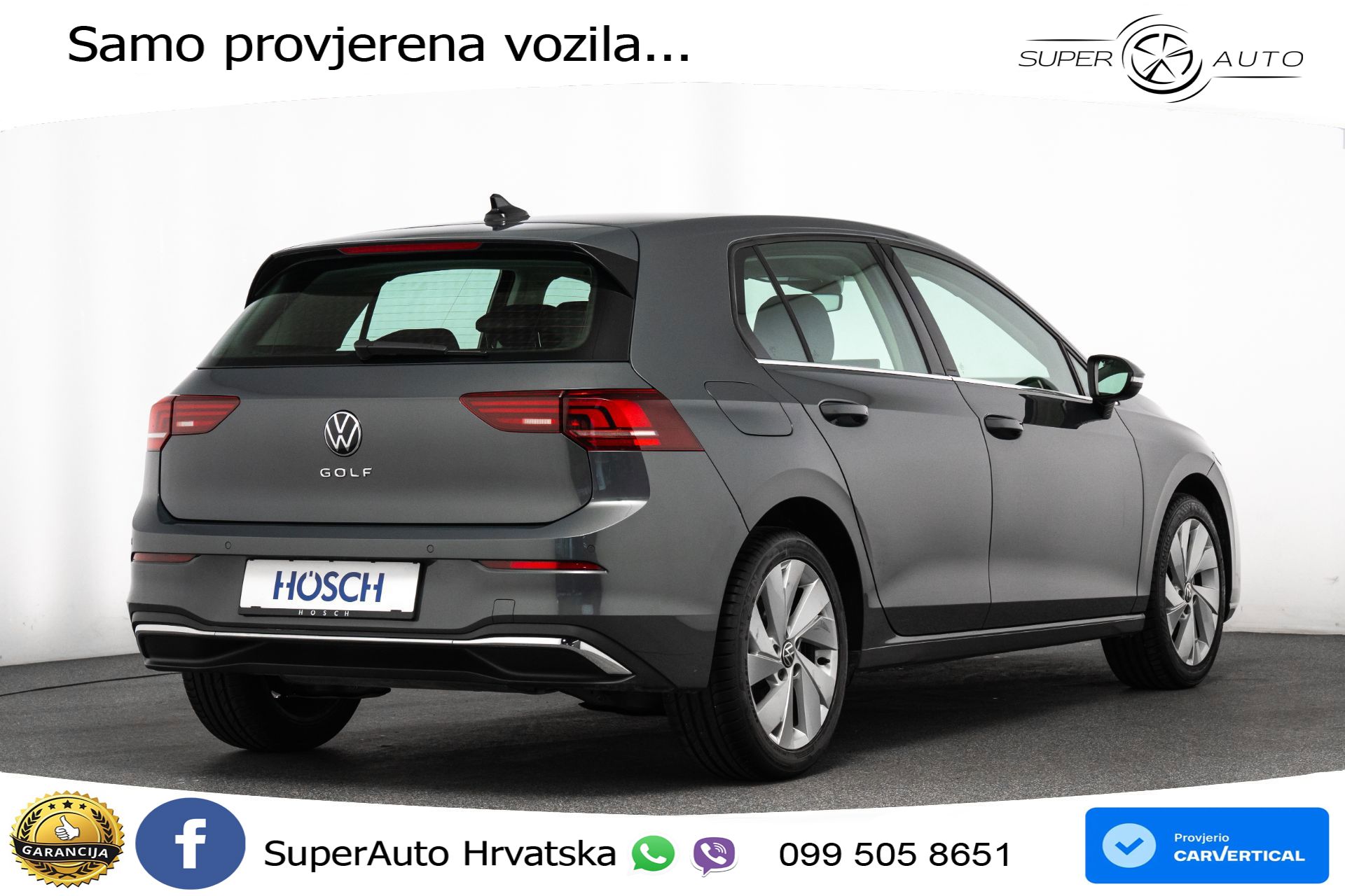VW Golf VIII 2.0 TDI DSG Style 150 KS, ACC+KAM+VIRT+MASAŽA