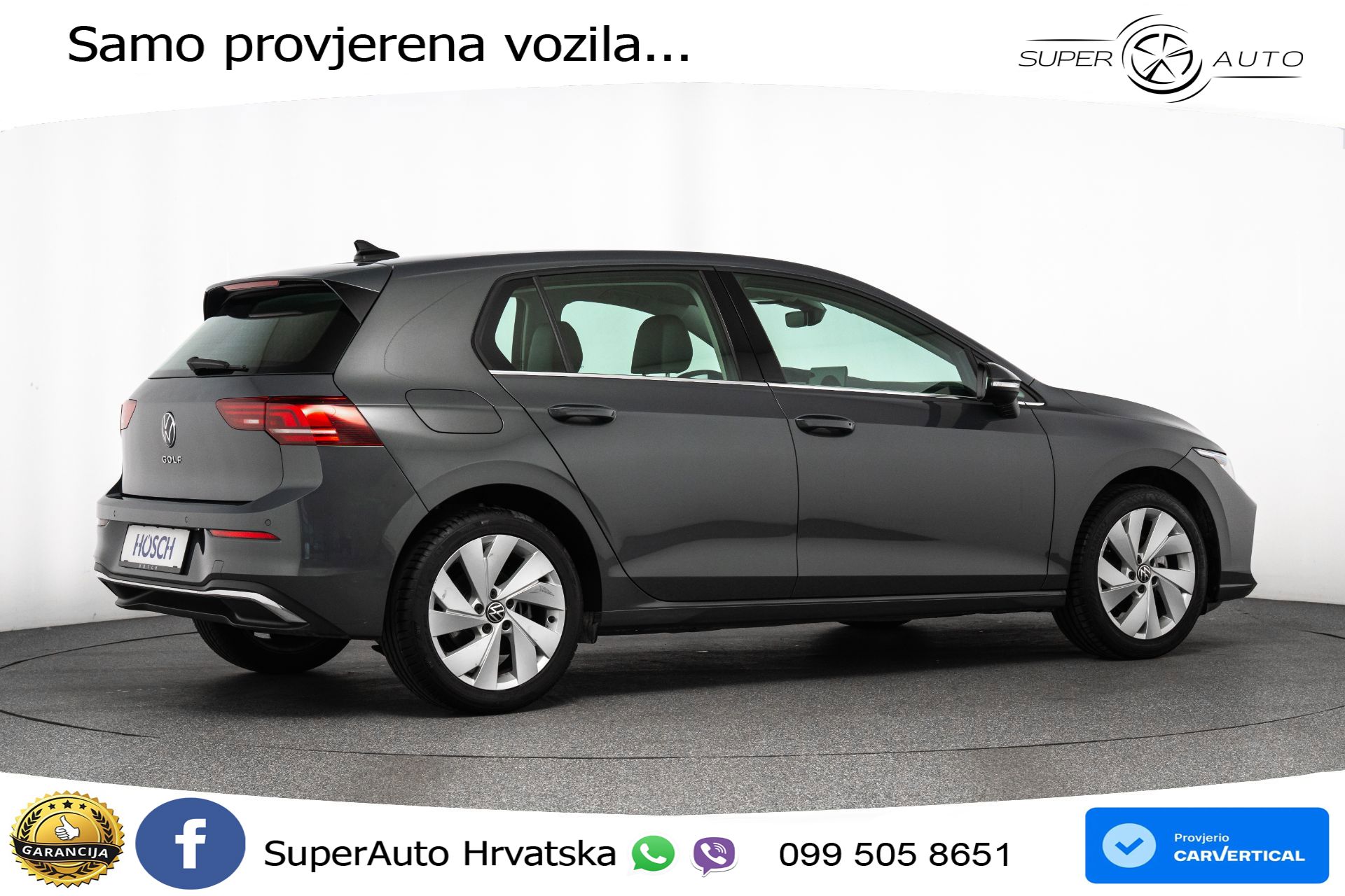 VW Golf VIII 2.0 TDI DSG Style 150 KS, ACC+KAM+VIRT+MASAŽA