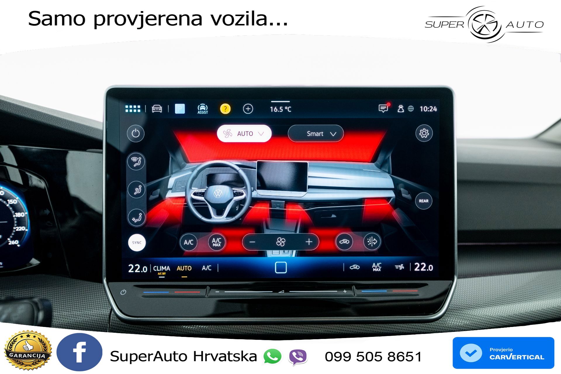 VW Golf VIII 2.0 TDI DSG Style 150 KS, ACC+KAM+VIRT+MASAŽA