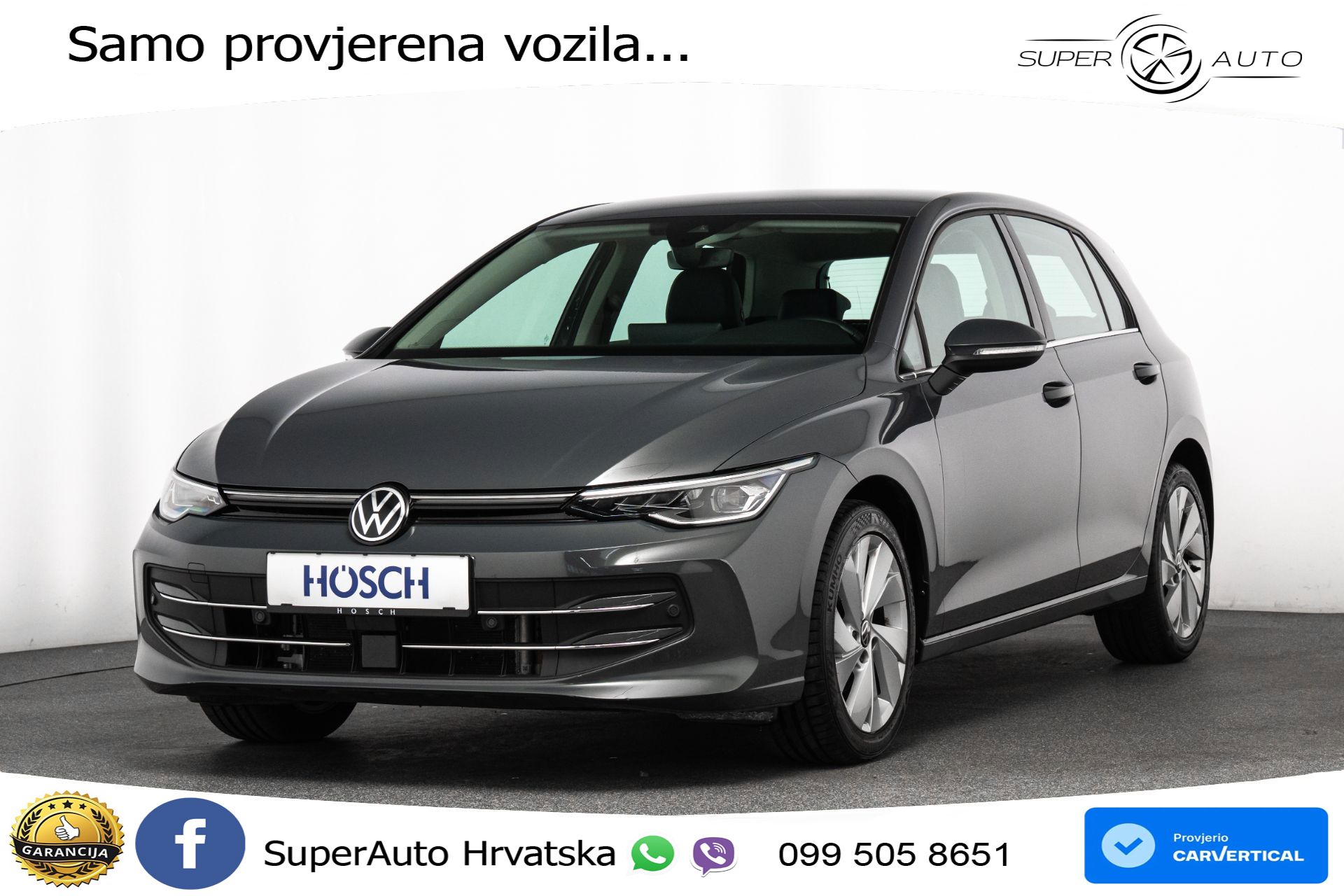 VW Golf VIII 2.0 TDI DSG Style 150 KS, ACC+KAM+VIRT+MASAŽA