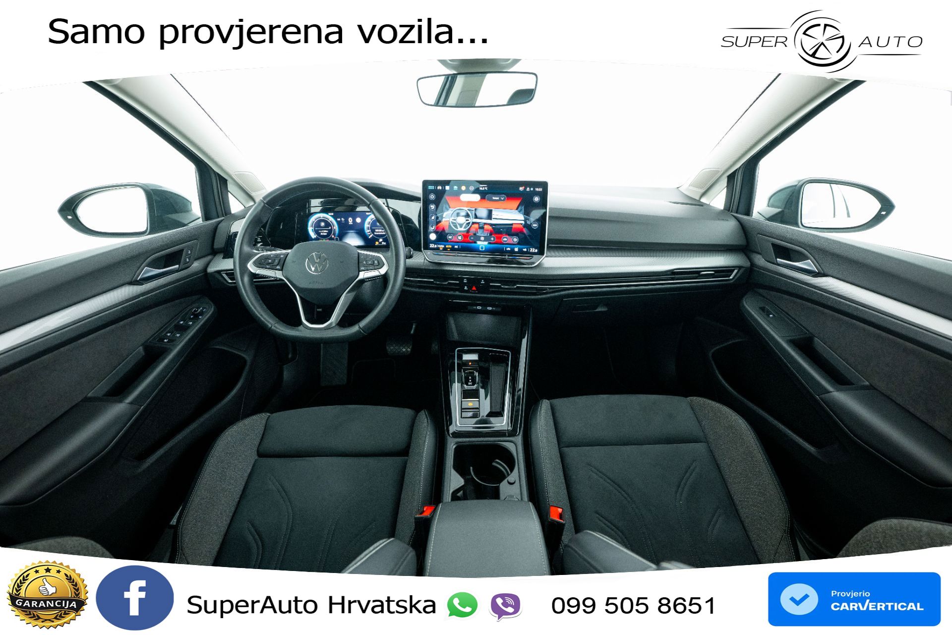 VW Golf VIII 2.0 TDI DSG Style 150 KS, ACC+KAM+VIRT+MASAŽA