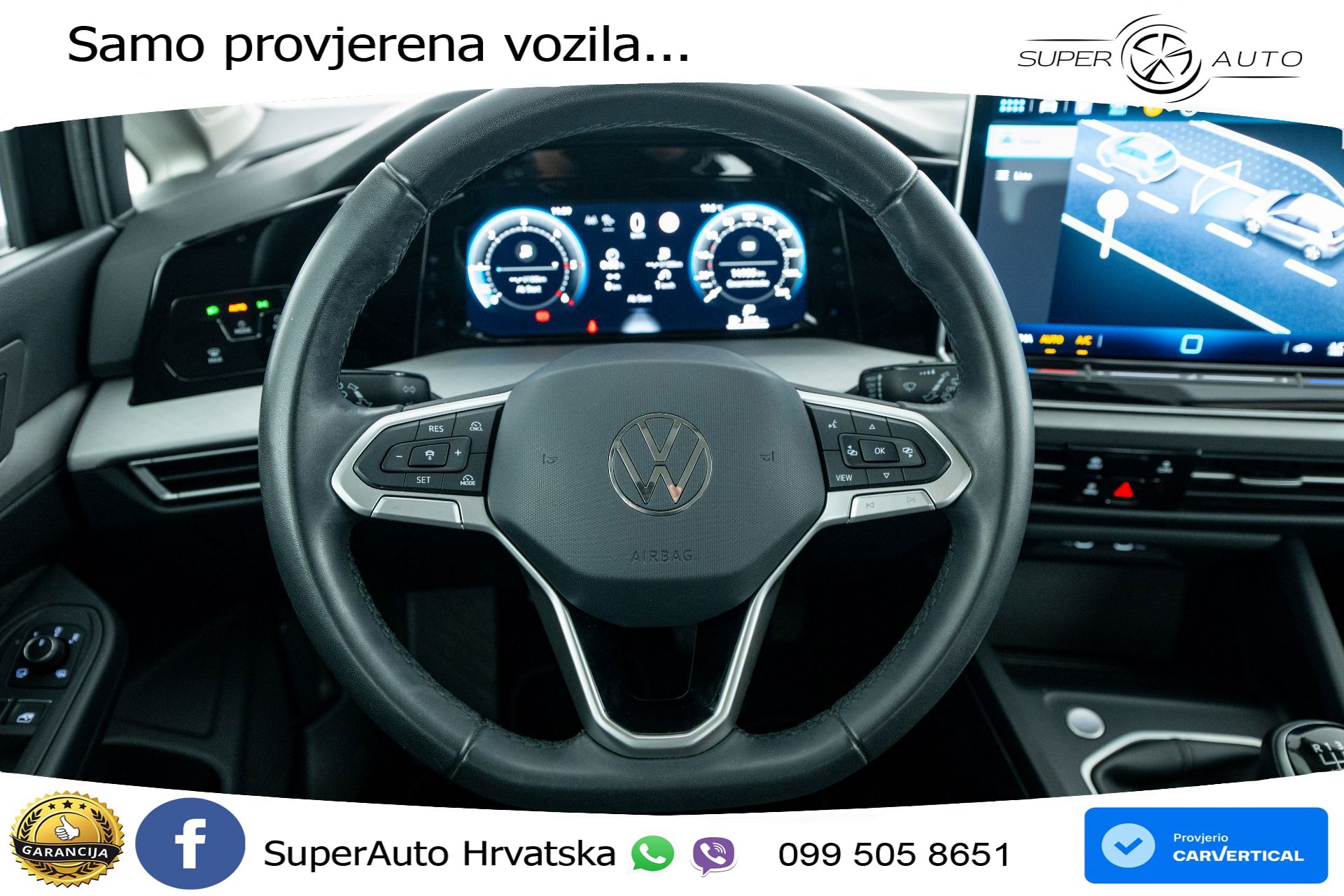 VW Golf VIII 2.0 TDI Life 116 KS, ACC+KAM+VIRT