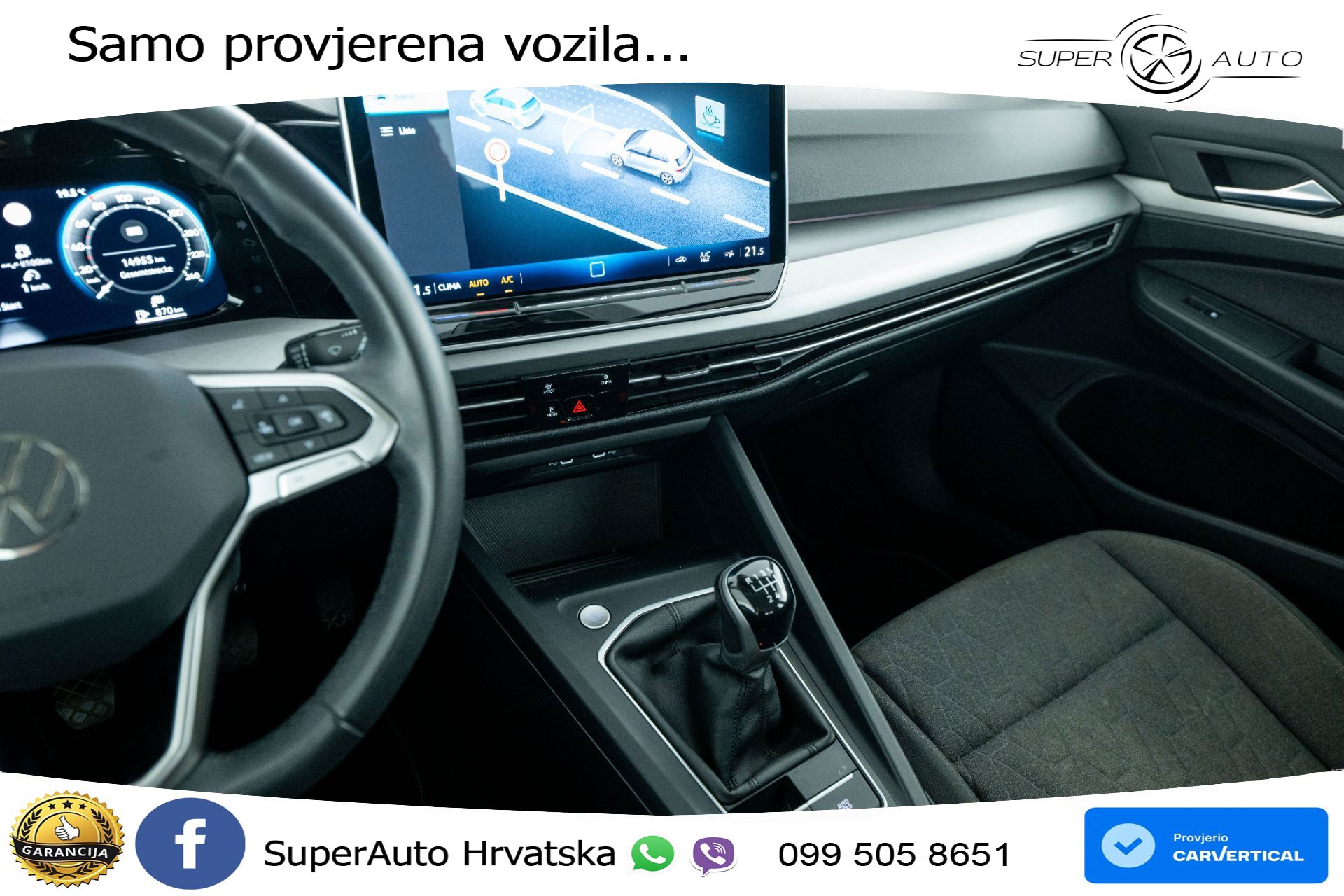 VW Golf VIII 2.0 TDI Life 116 KS, ACC+KAM+VIRT