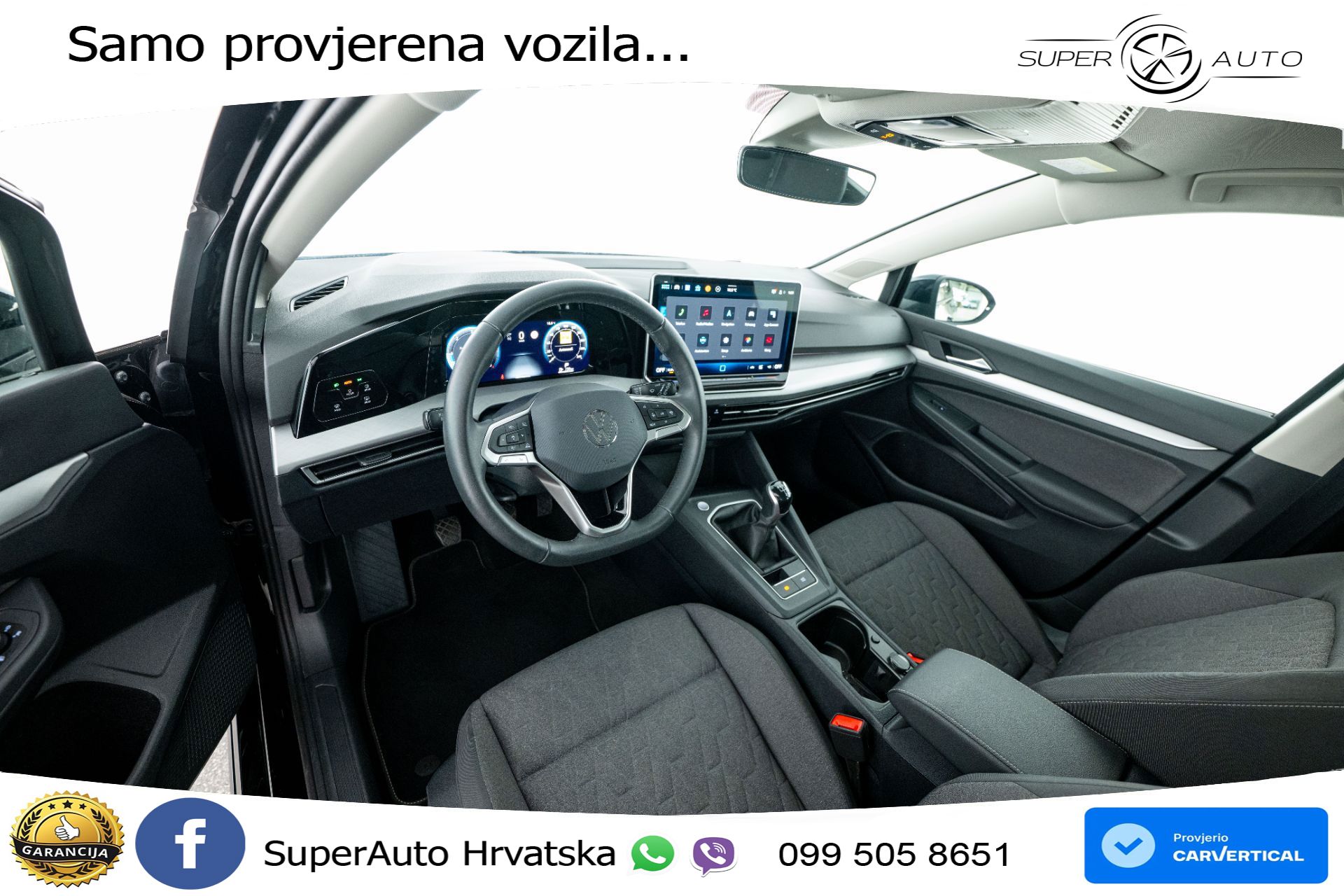 VW Golf VIII 2.0 TDI Life 116 KS, ACC+KAM+VIRT