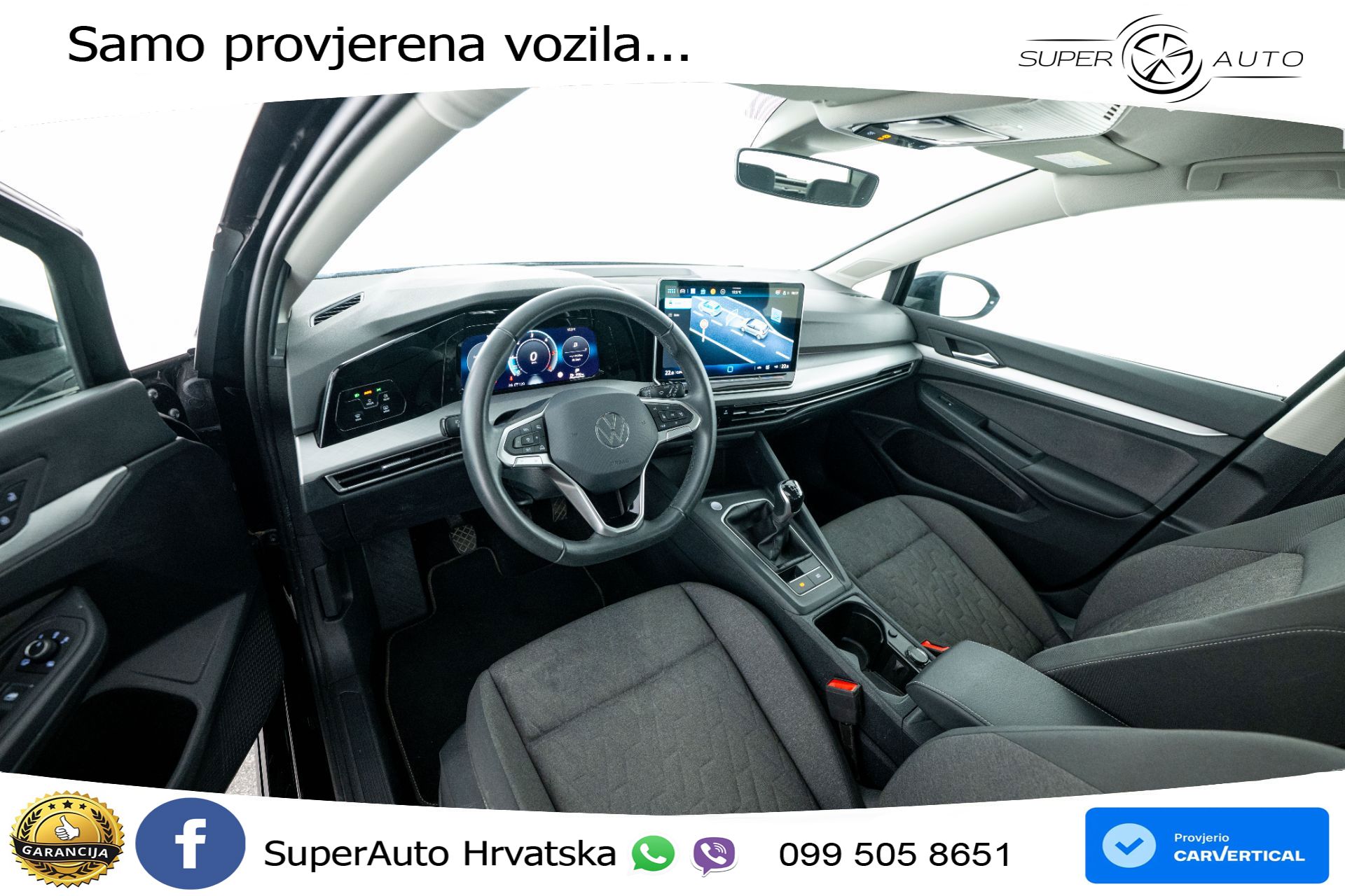 VW Golf VIII 2.0 TDI Life 116 KS, ACC+KAM+VIRT