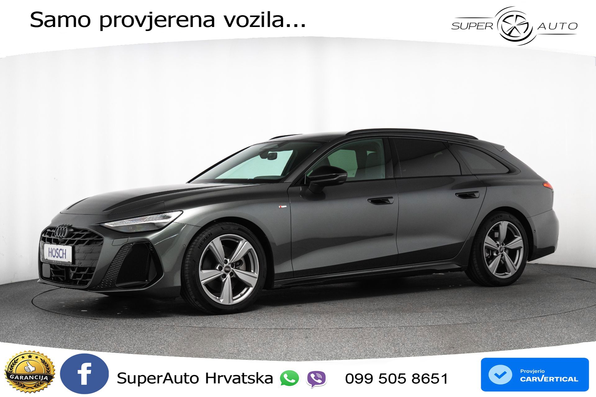 Audi A6 Avant 2.0 TDI S tronic 2x S line 204 KS, ACC+360+GR SJED+PANO+VIRT+NAVI