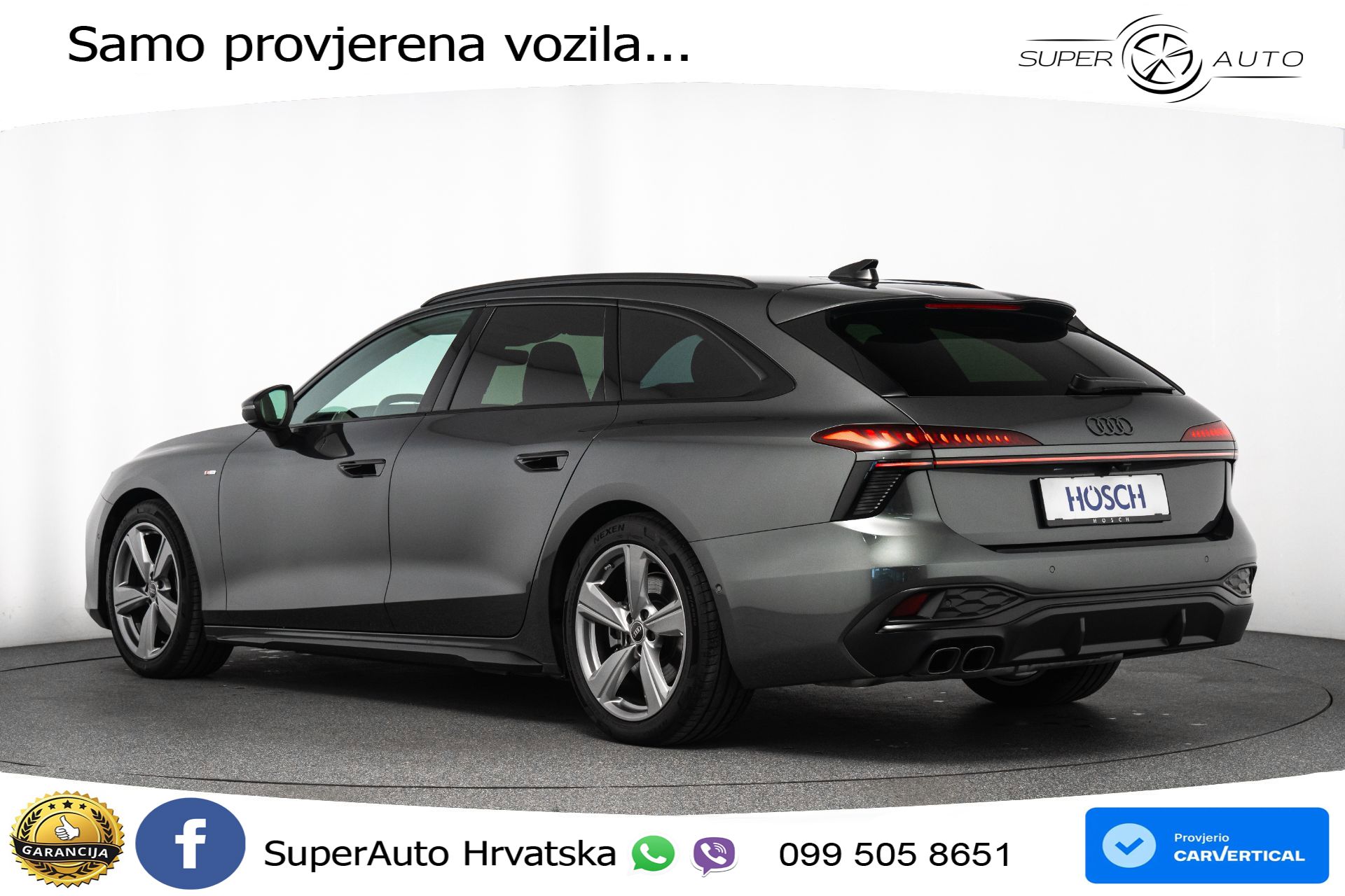 Audi A6 Avant 2.0 TDI S tronic 2x S line 204 KS, ACC+360+GR SJED+PANO+VIRT+NAVI