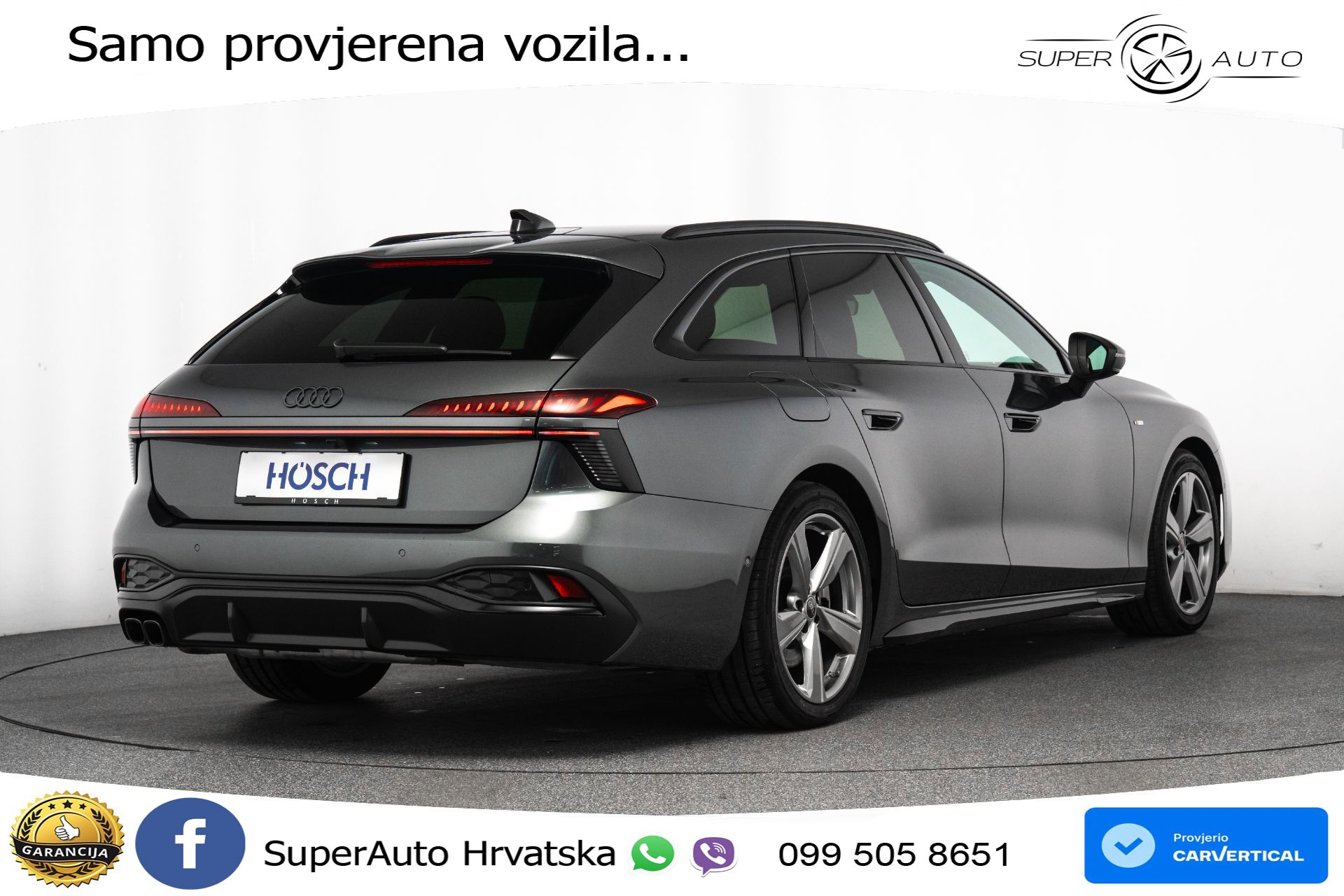 Audi A6 Avant 2.0 TDI S tronic 2x S line 204 KS, ACC+360+GR SJED+PANO+VIRT+NAVI