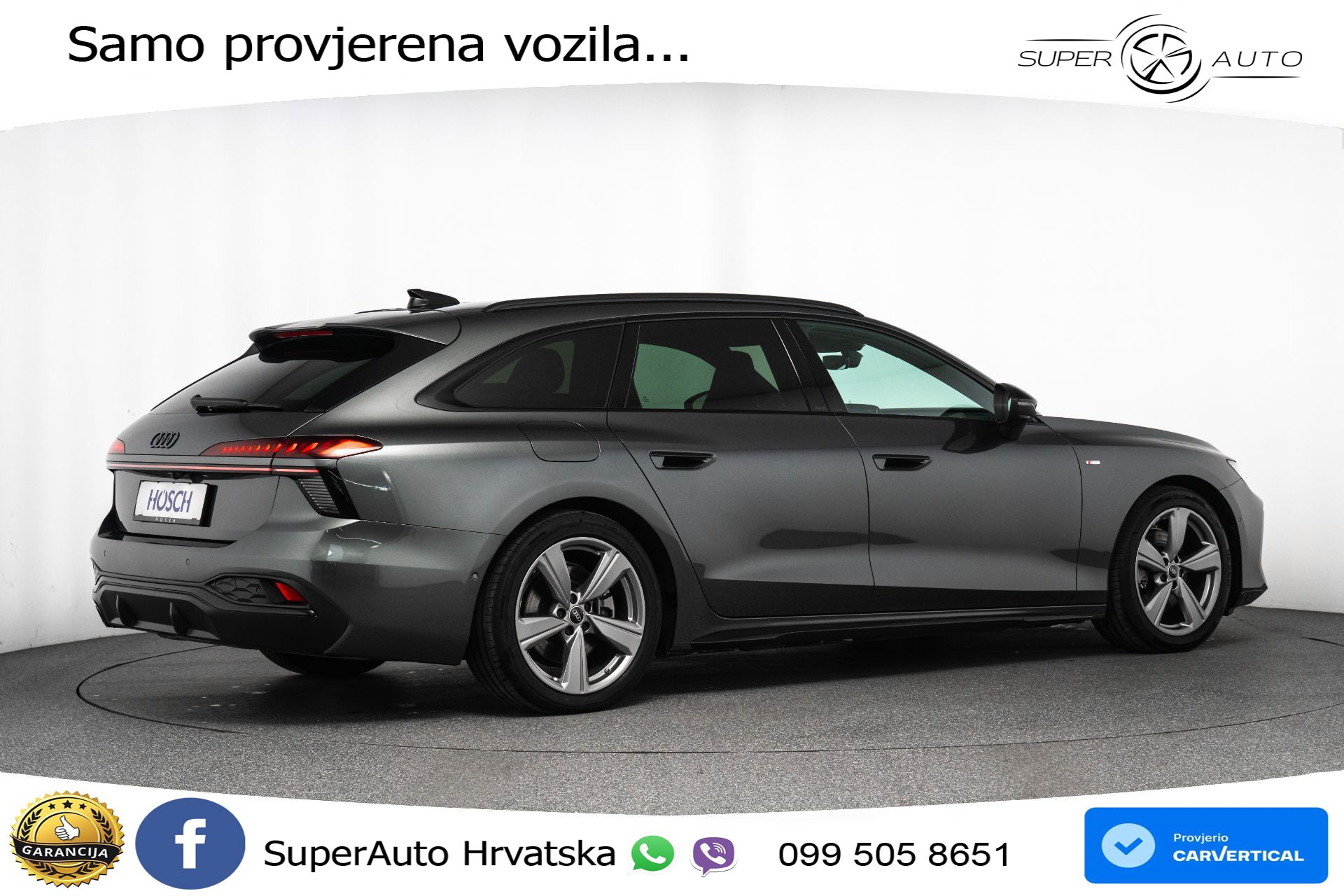Audi A6 Avant 2.0 TDI S tronic 2x S line 204 KS, ACC+360+GR SJED+PANO+VIRT+NAVI