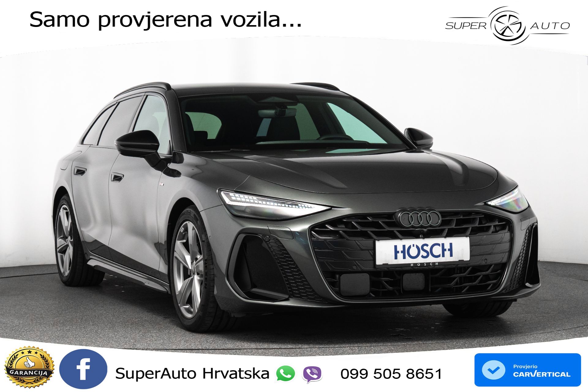 Audi A6 Avant 2.0 TDI S tronic 2x S line 204 KS, ACC+360+GR SJED+PANO+VIRT+NAVI