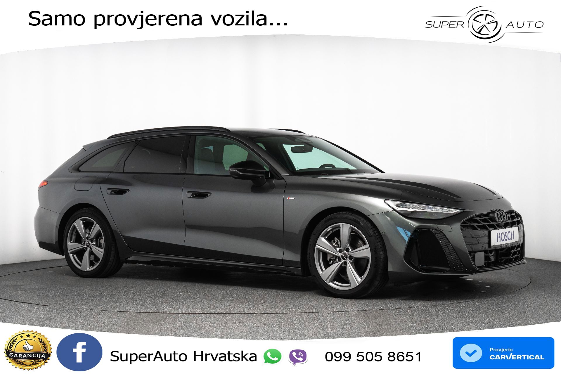 Audi A6 Avant 2.0 TDI S tronic 2x S line 204 KS, ACC+360+GR SJED+PANO+VIRT+NAVI