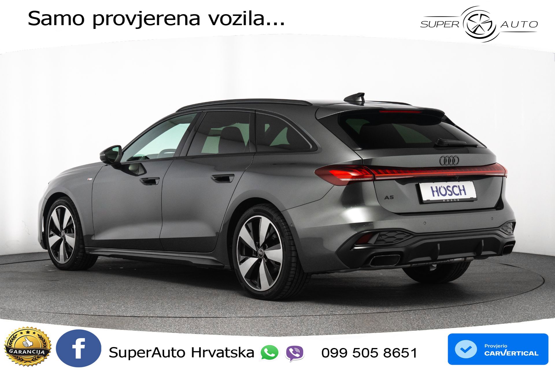 Audi A5 Avant 2.0 TFSI S tronic 2xS line 204 KS, ACC+360+GR SJED+VIRT+NAVI