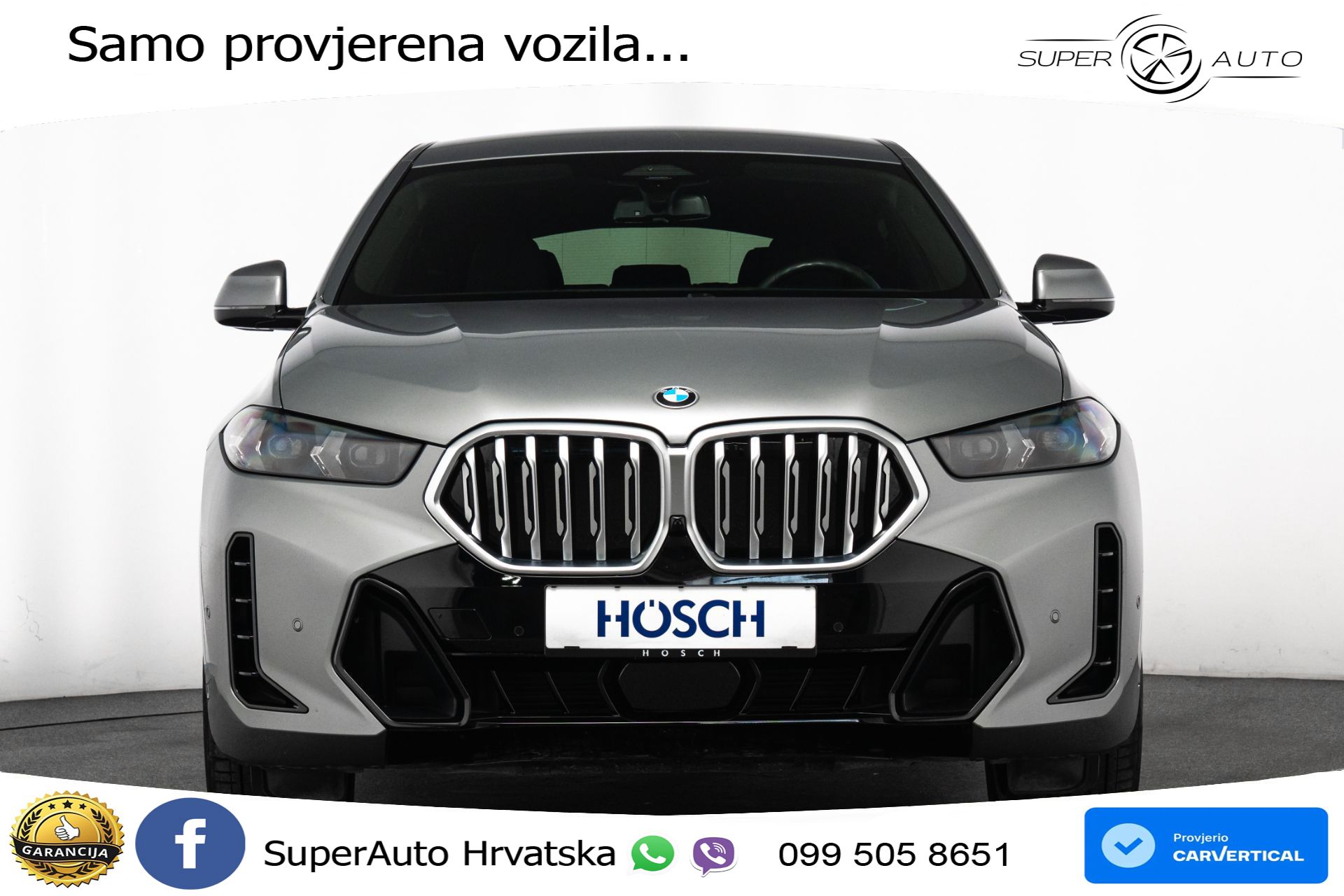BMW X6 30d xDrive Steptronic M Sport 286 KS, LED+TEM+GR SJED+KAM+VIRT+PDC