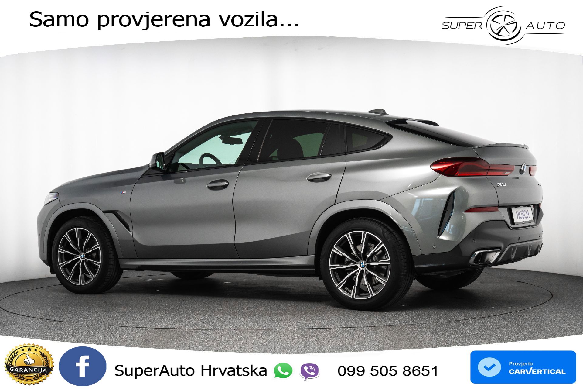 BMW X6 30d xDrive Steptronic M Sport 286 KS, LED+TEM+GR SJED+KAM+VIRT+PDC