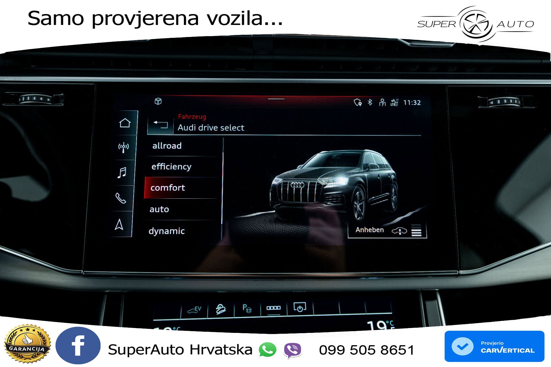 Audi Q7 55 TFSIe quattro tiptronic 2xS line 381 KS, LED+ACC+GR SJED+KAM+VIRT+PDC