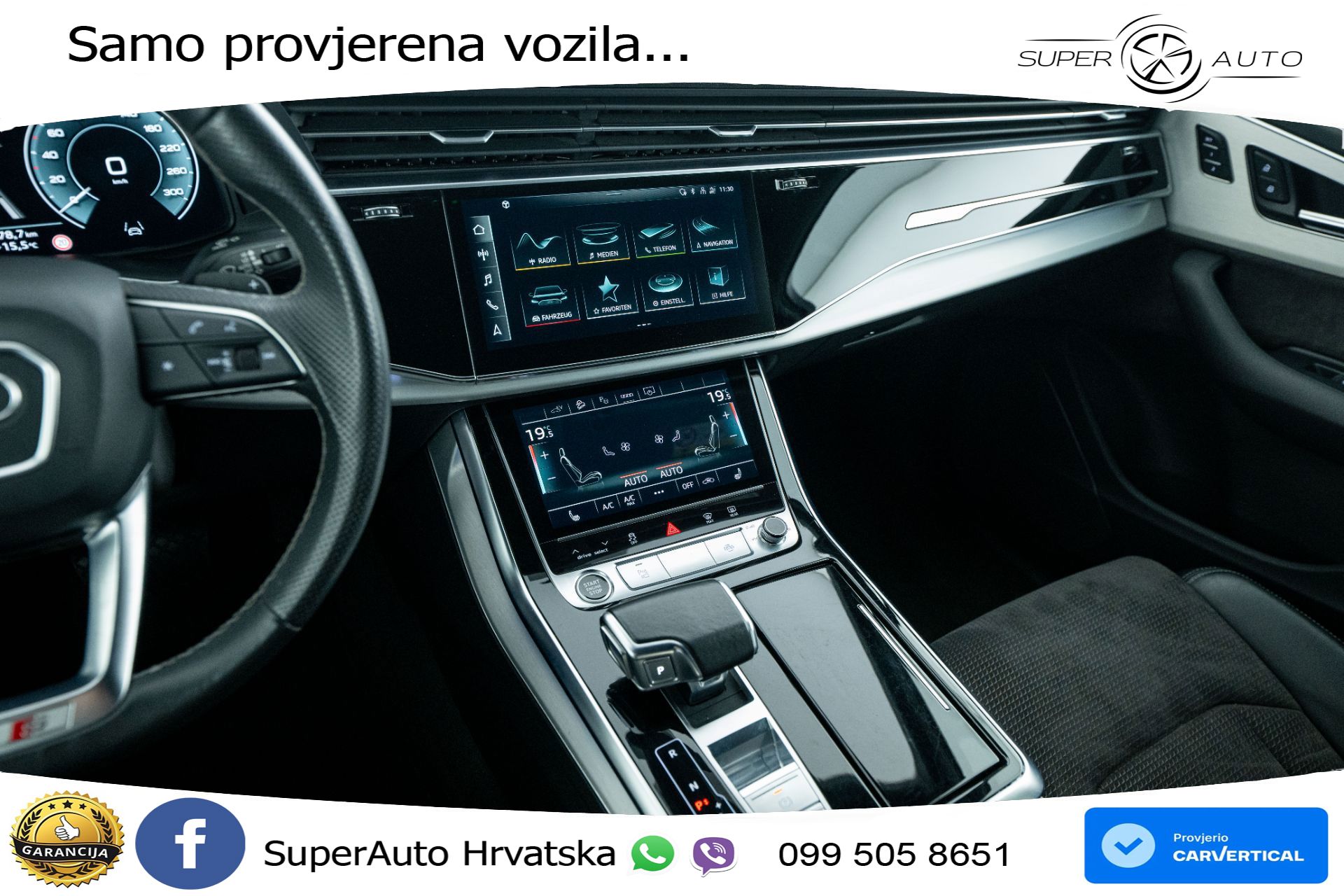 Audi Q7 55 TFSIe quattro tiptronic 2xS line 381 KS, LED+ACC+GR SJED+KAM+VIRT+PDC