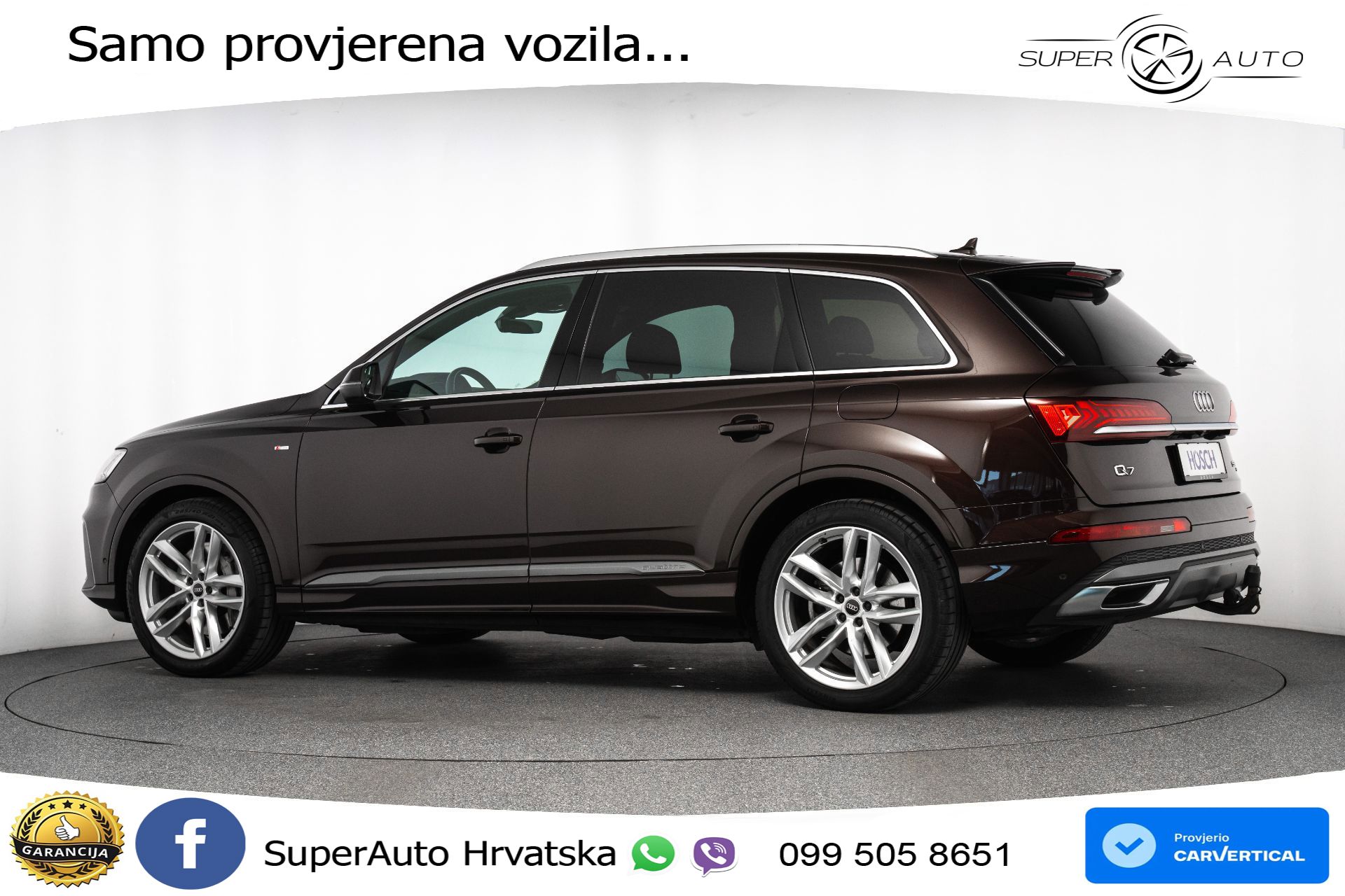 Audi Q7 55 TFSIe quattro tiptronic 2xS line 381 KS, LED+ACC+GR SJED+KAM+VIRT+PDC