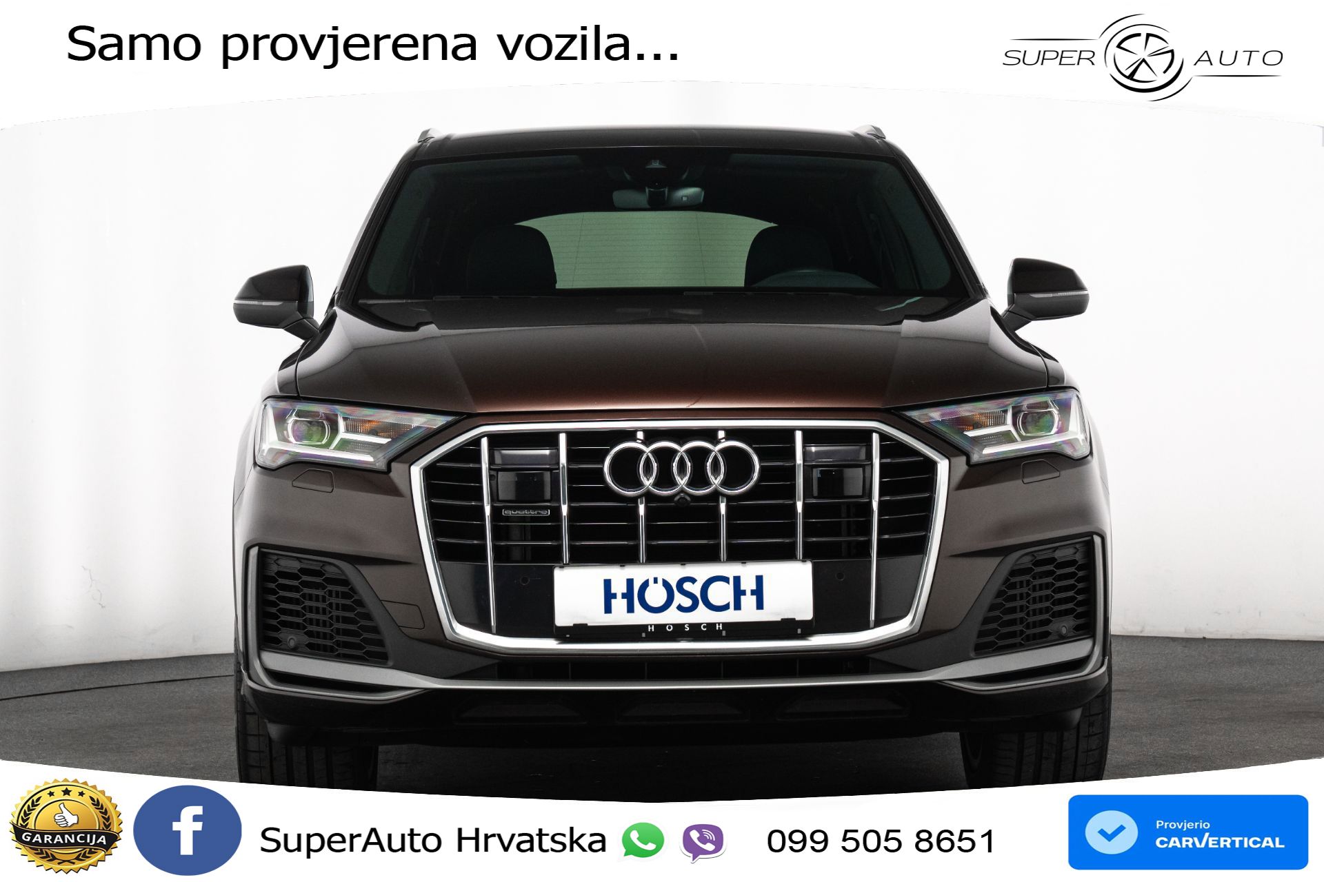 Audi Q7 55 TFSIe quattro tiptronic 2xS line 381 KS, LED+ACC+GR SJED+KAM+VIRT+PDC