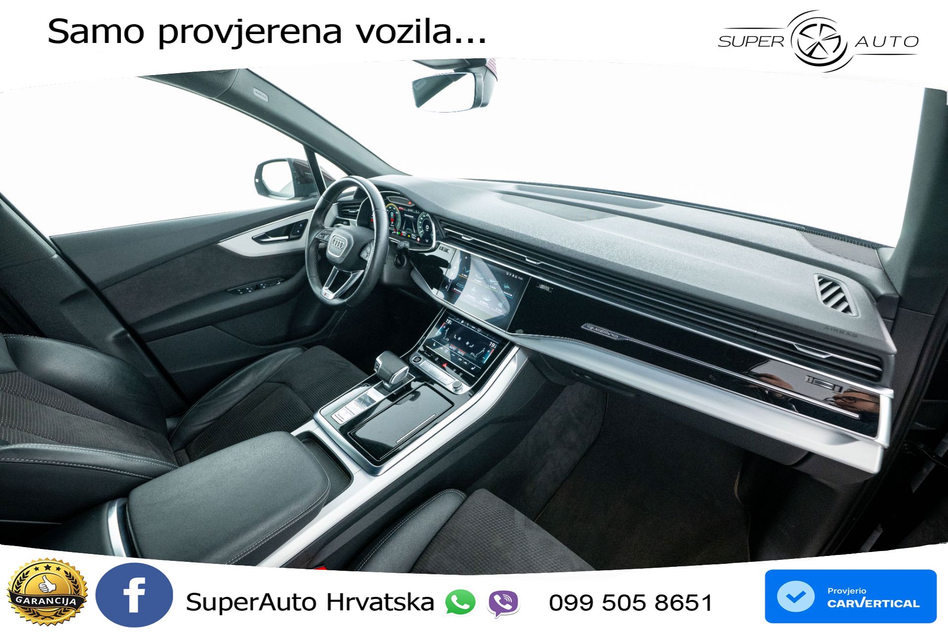Audi Q7 55 TFSIe quattro tiptronic 2xS line 381 KS, LED+ACC+GR SJED+KAM+VIRT+PDC