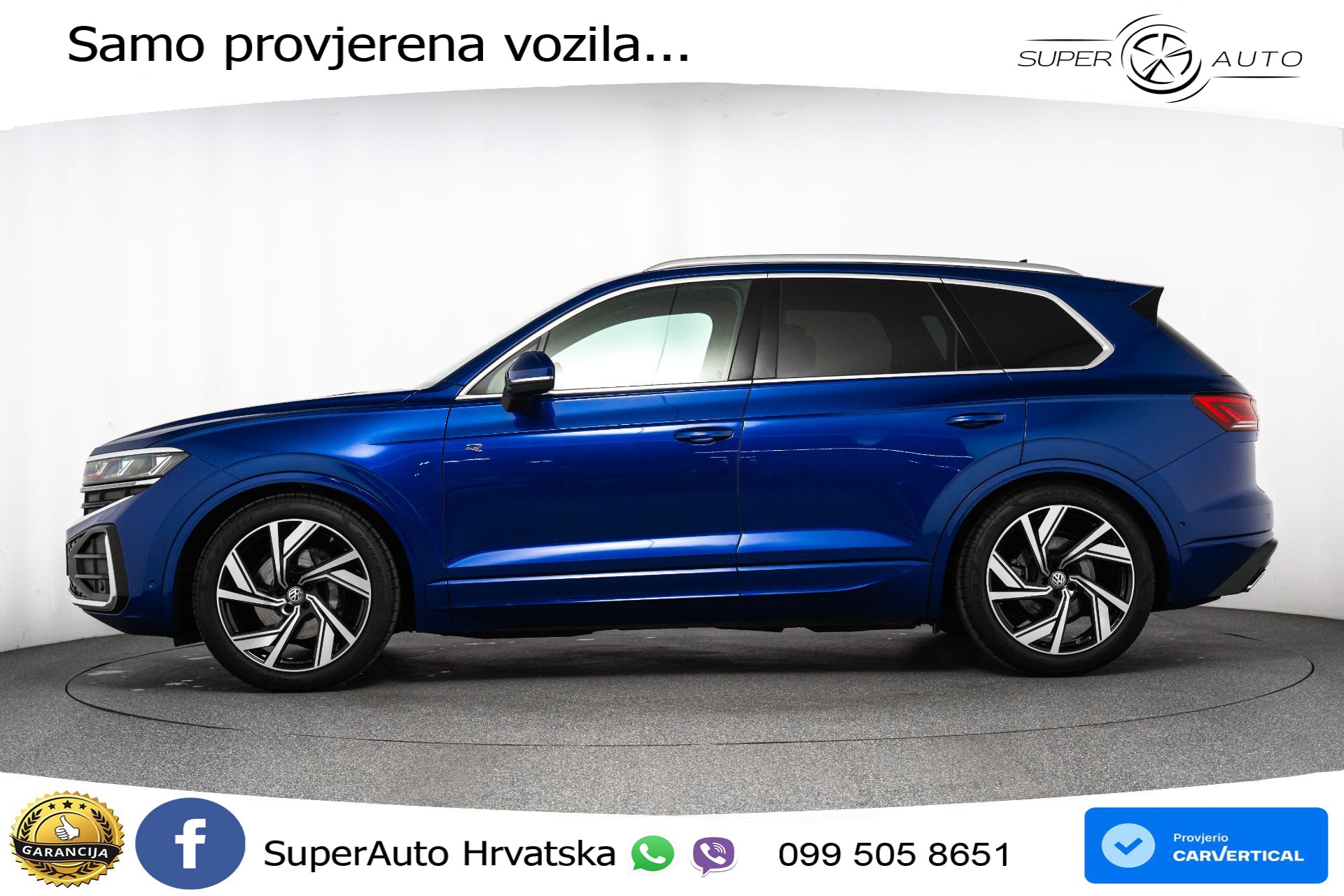 VW Touareg 3.0 V6 TDI 4M Aut. R-Line 231 KS, ZRAČNI+ACC+KAM+4xGR SJED+HEAD+VIRT