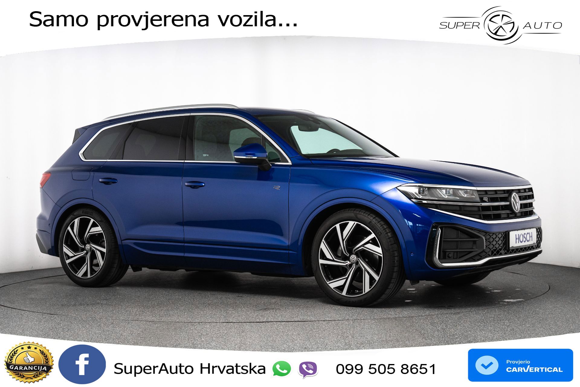 VW Touareg 3.0 V6 TDI 4M Aut. R-Line 231 KS, ZRAČNI+ACC+KAM+4xGR SJED+HEAD+VIRT