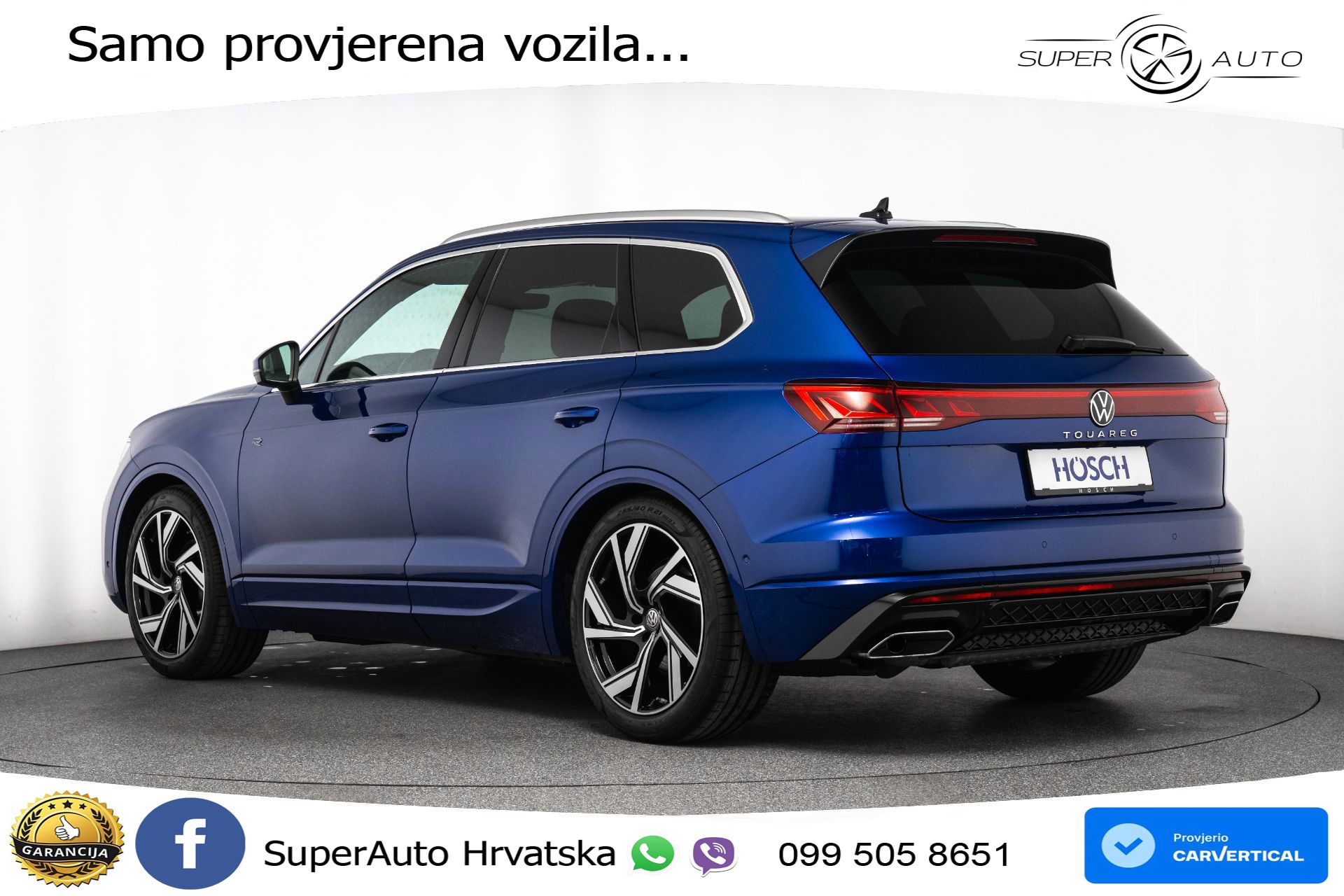 VW Touareg 3.0 V6 TDI 4M Aut. R-Line 231 KS, ZRAČNI+ACC+KAM+4xGR SJED+HEAD+VIRT