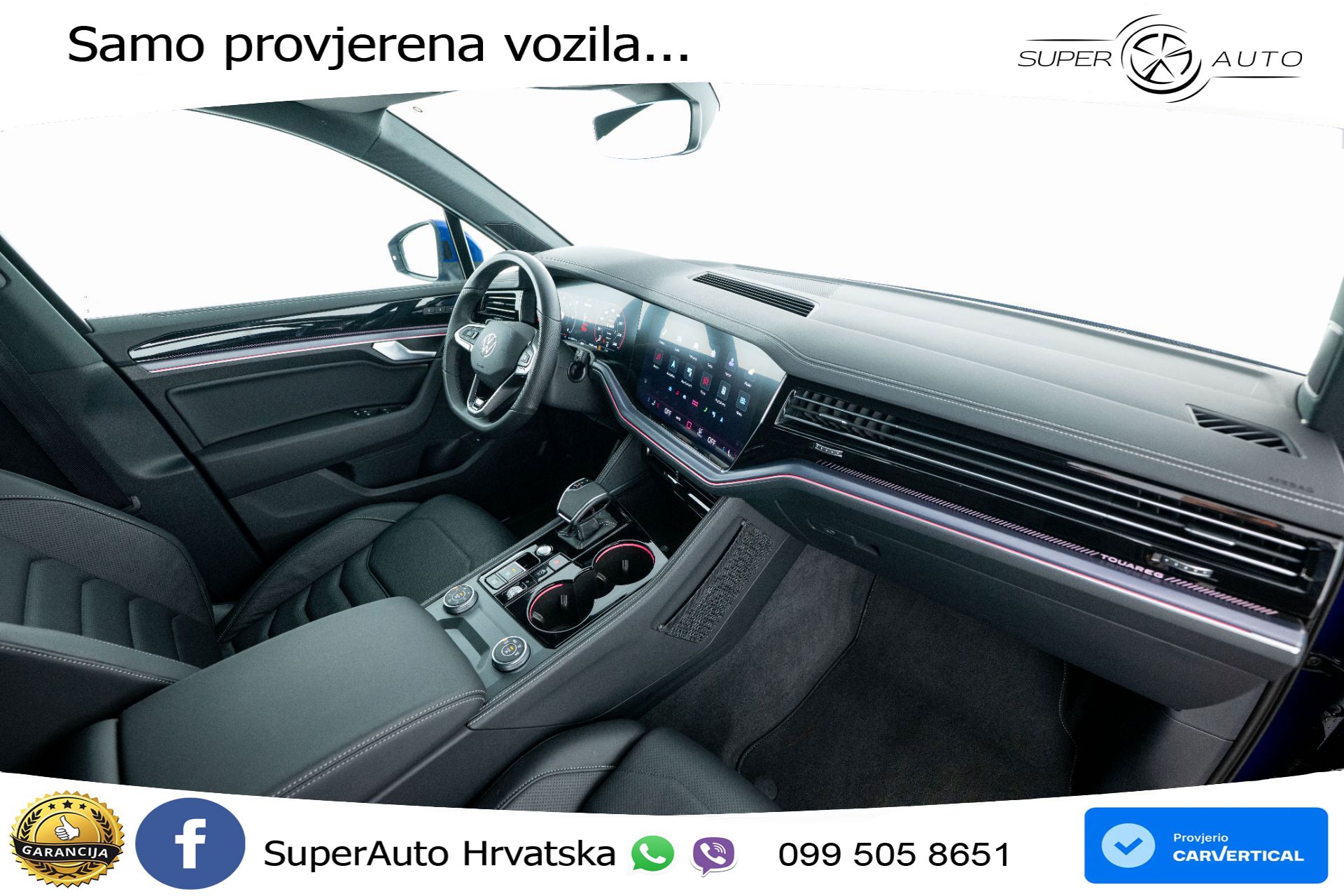 VW Touareg 3.0 V6 TDI 4M Aut. R-Line 231 KS, ZRAČNI+ACC+KAM+4xGR SJED+HEAD+VIRT