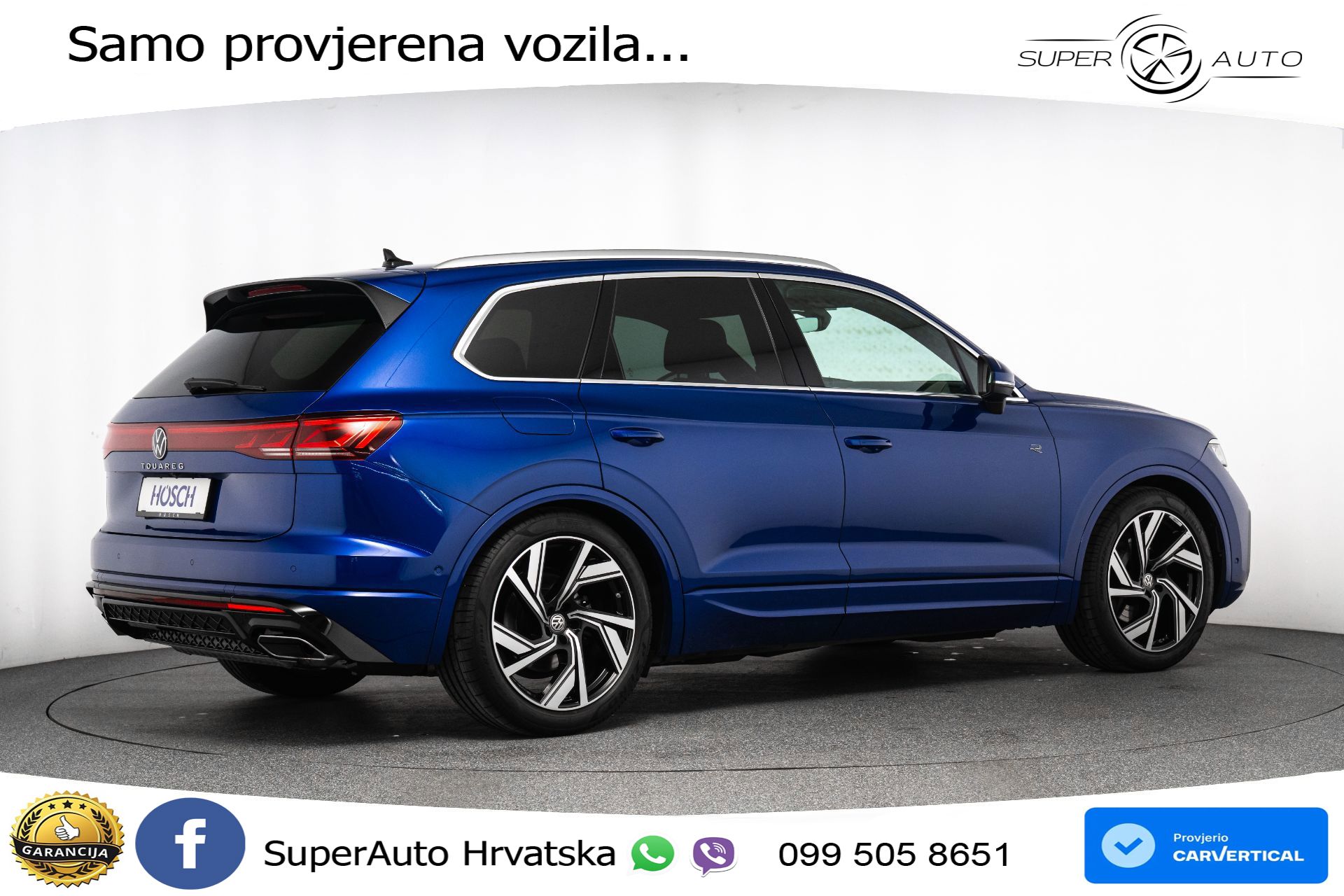VW Touareg 3.0 V6 TDI 4M Aut. R-Line 231 KS, ZRAČNI+ACC+KAM+4xGR SJED+HEAD+VIRT