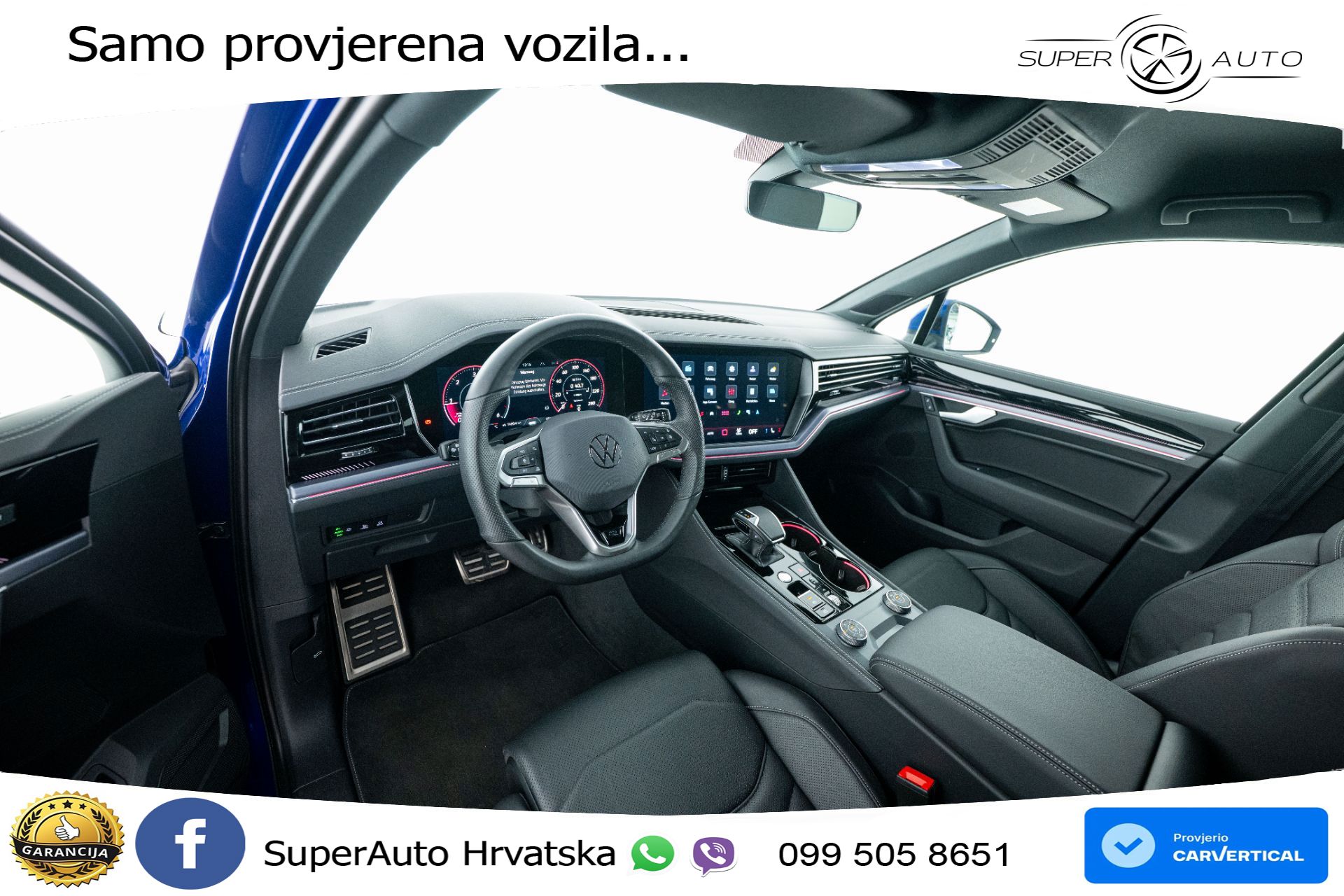 VW Touareg 3.0 V6 TDI 4M Aut. R-Line 231 KS, ZRAČNI+ACC+KAM+4xGR SJED+HEAD+VIRT