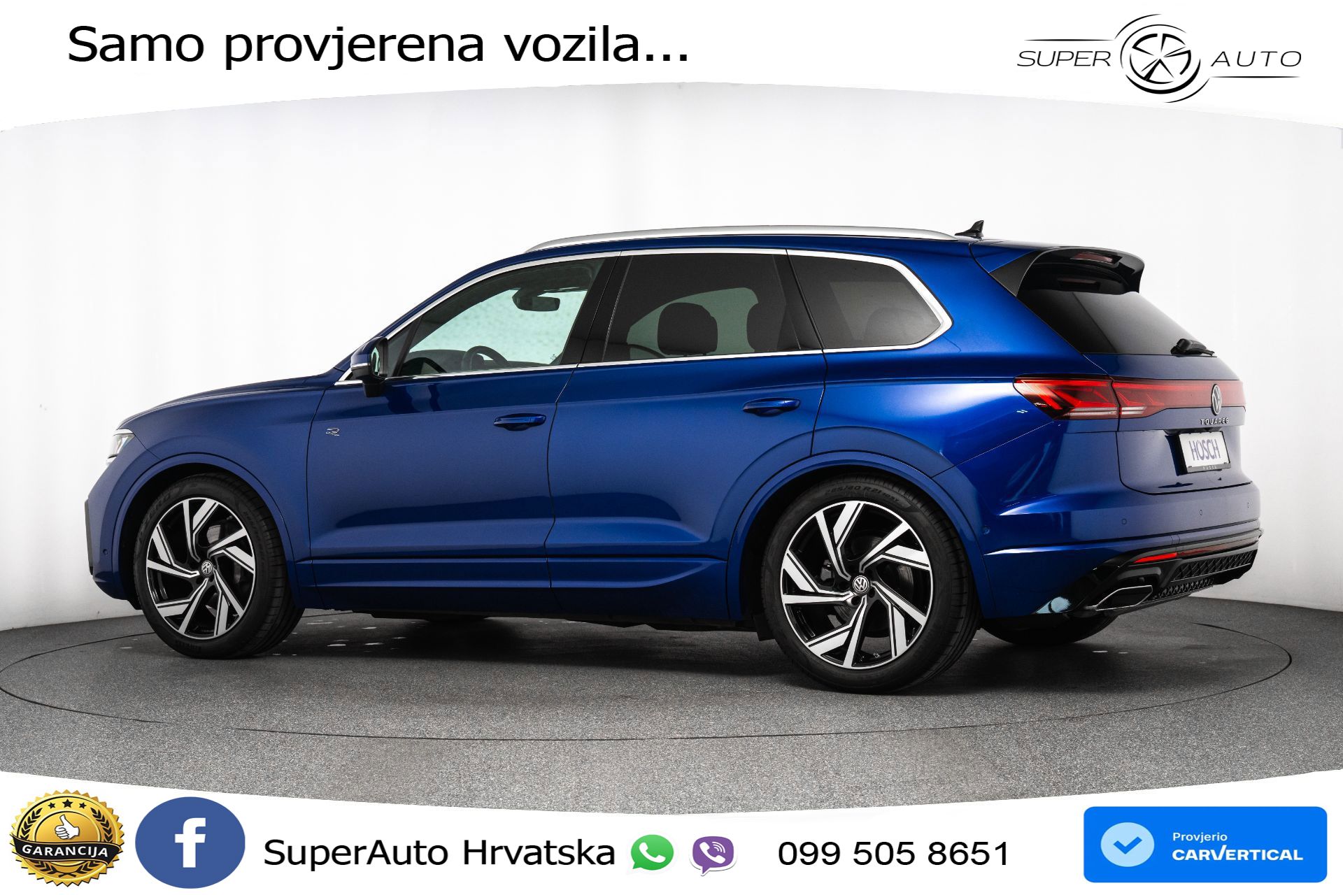 VW Touareg 3.0 V6 TDI 4M Aut. R-Line 231 KS, ZRAČNI+ACC+KAM+4xGR SJED+HEAD+VIRT