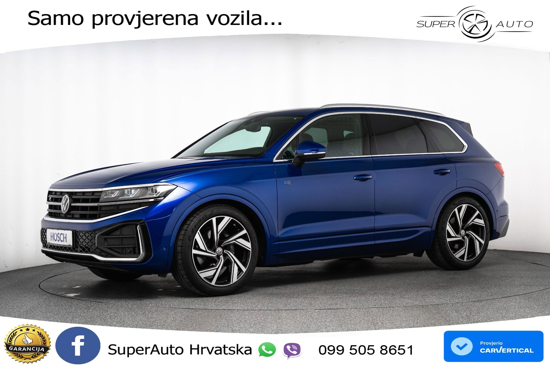 VW Touareg 3.0 V6 TDI 4M Aut. R-Line 231 KS, ZRAČNI+ACC+KAM+4xGR SJED+HEAD+VIRT