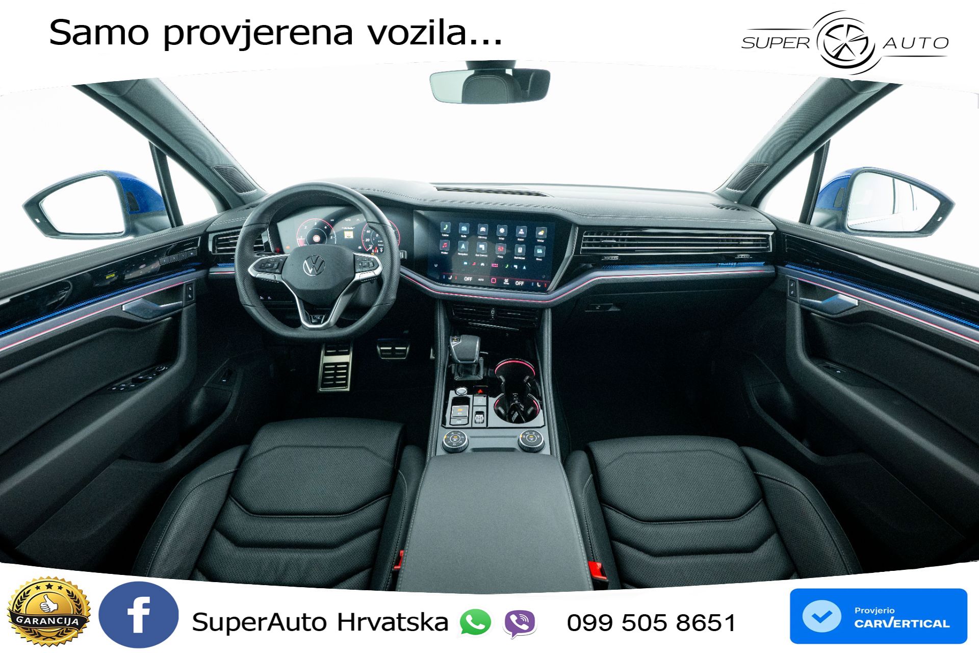 VW Touareg 3.0 V6 TDI 4M Aut. R-Line 231 KS, ZRAČNI+ACC+KAM+4xGR SJED+HEAD+VIRT