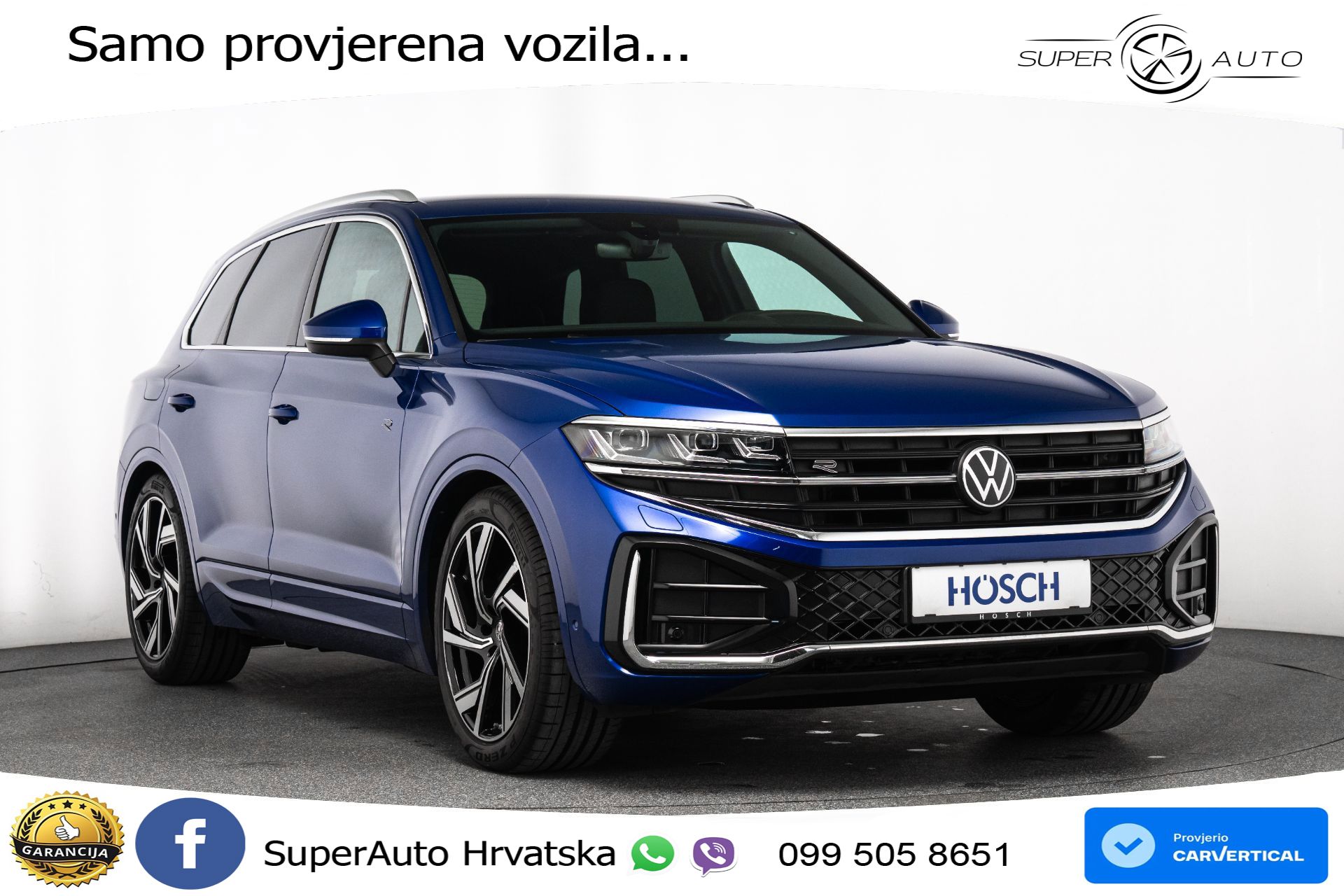VW Touareg 3.0 V6 TDI 4M Aut. R-Line 231 KS, ZRAČNI+ACC+KAM+4xGR SJED+HEAD+VIRT