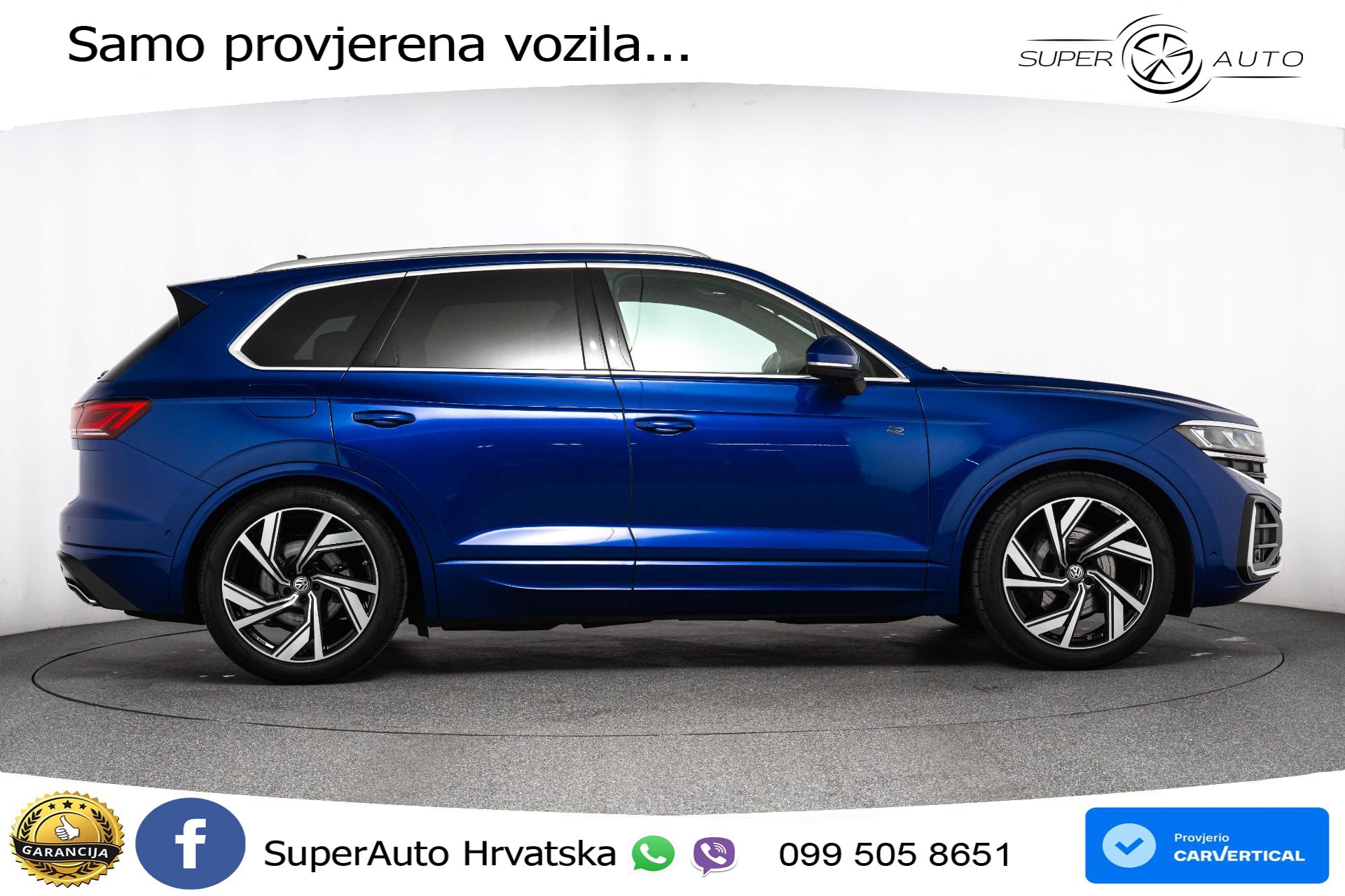 VW Touareg 3.0 V6 TDI 4M Aut. R-Line 231 KS, ZRAČNI+ACC+KAM+4xGR SJED+HEAD+VIRT