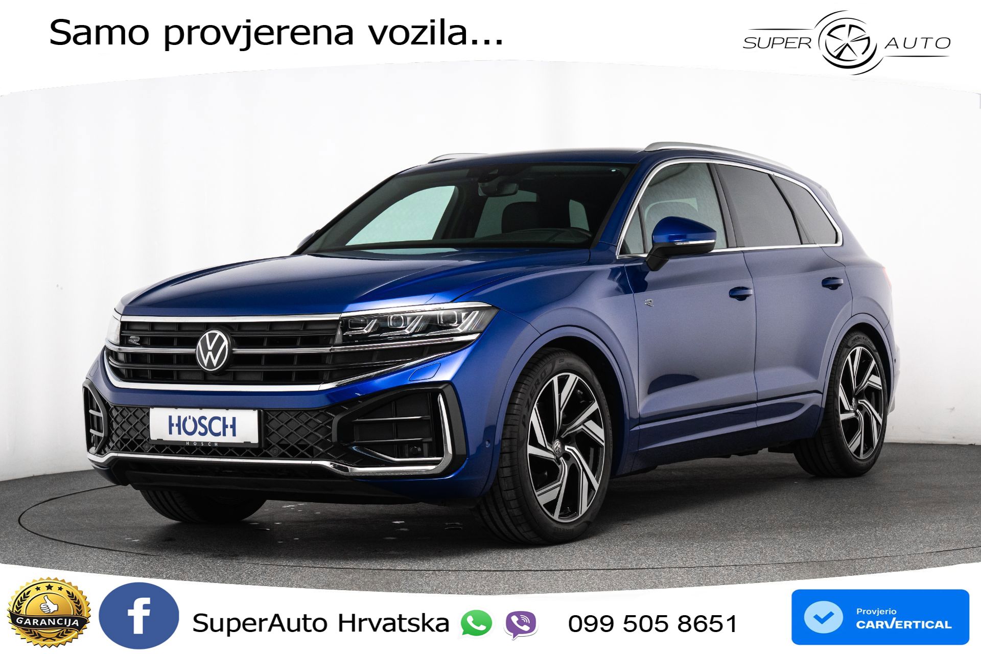 VW Touareg 3.0 V6 TDI 4M Aut. R-Line 231 KS, ZRAČNI+ACC+KAM+4xGR SJED+HEAD+VIRT