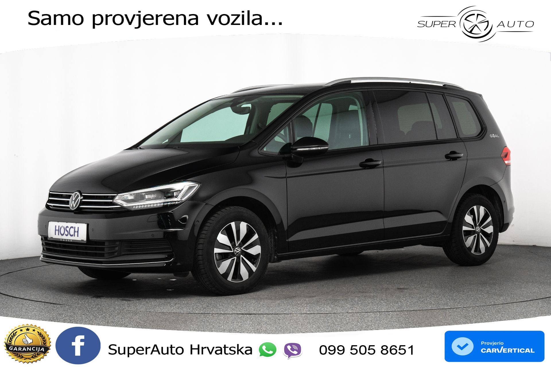 VW Touran 2.0 TDI DSG Comfortline 150 KS, 7-SJED+ACC+GR SJED+VIRT+NAVI