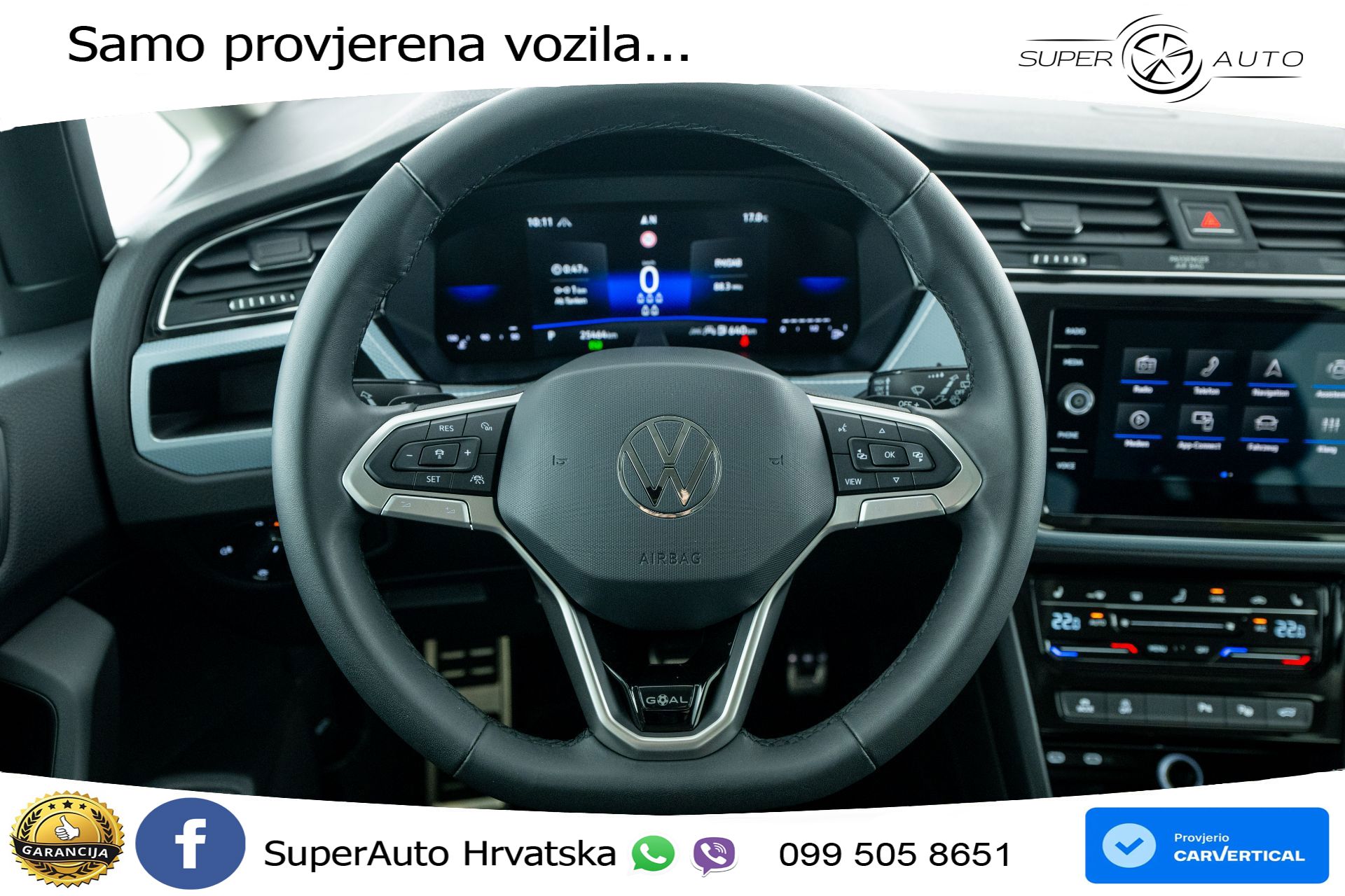 VW Touran 2.0 TDI DSG Comfortline 150 KS, 7-SJED+ACC+GR SJED+VIRT+NAVI