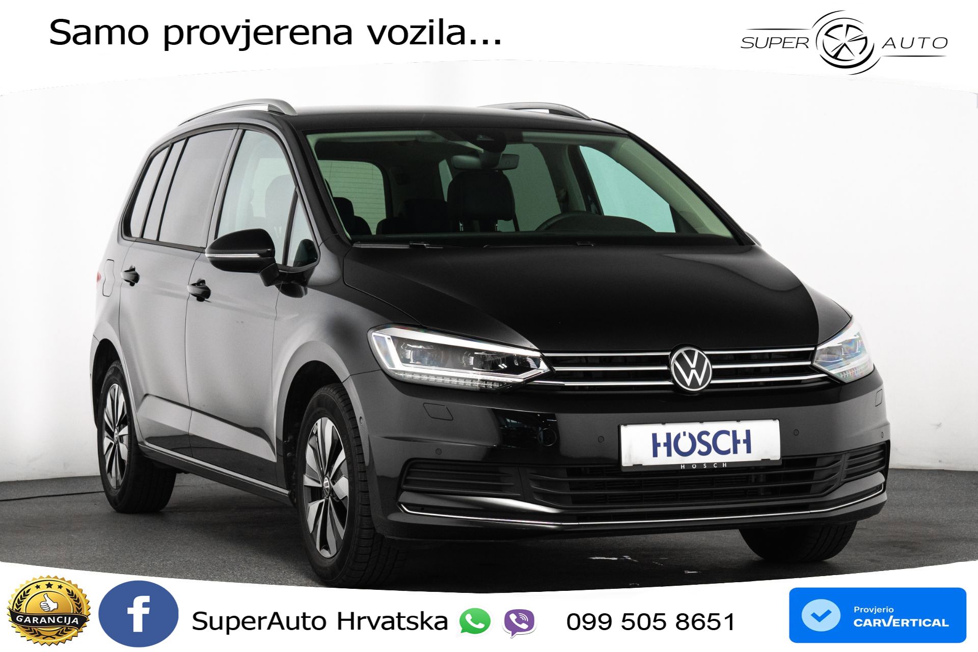 VW Touran 2.0 TDI DSG Comfortline 150 KS, 7-SJED+ACC+GR SJED+VIRT+NAVI