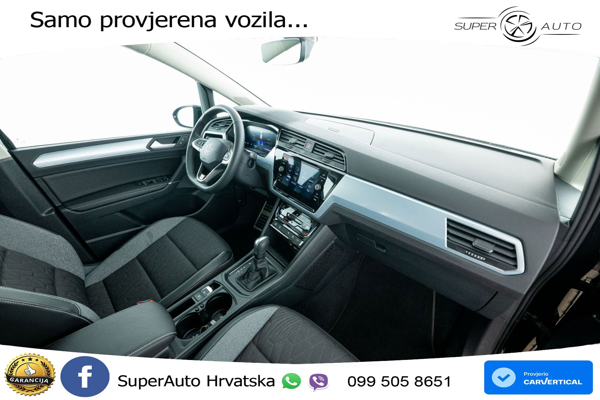 VW Touran 2.0 TDI DSG Comfortline 150 KS, 7-SJED+ACC+GR SJED+VIRT+NAVI