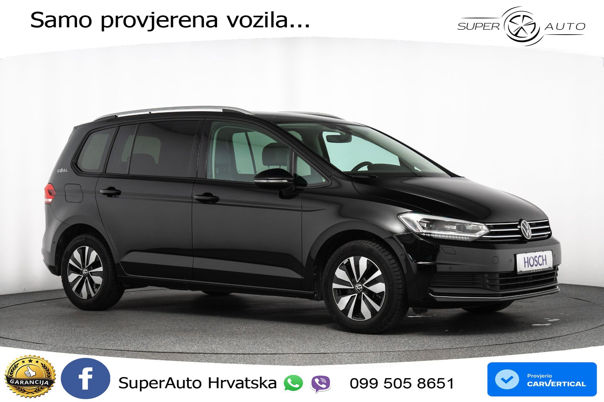 VW Touran 2.0 TDI DSG Comfortline 150 KS, 7-SJED+ACC+GR SJED+VIRT+NAVI