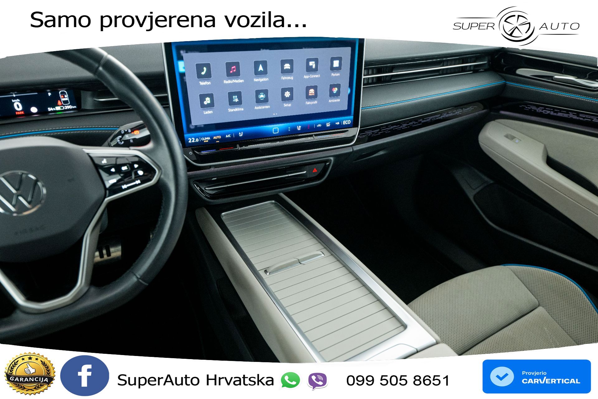 VW ID.7 82 kWh Pro 286 KS, ACC+360+4xGR SJED+HEAD+VIRT+MASAŽA