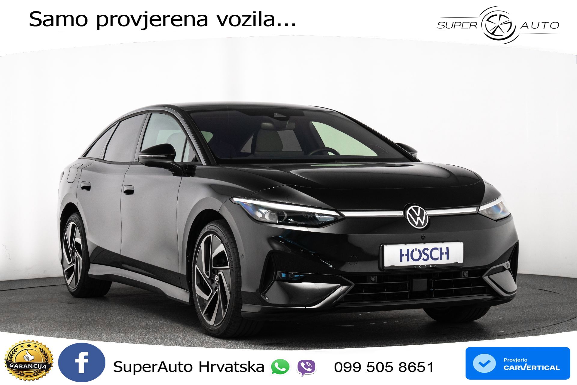 VW ID.7 82 kWh Pro 286 KS, ACC+360+4xGR SJED+HEAD+VIRT+MASAŽA
