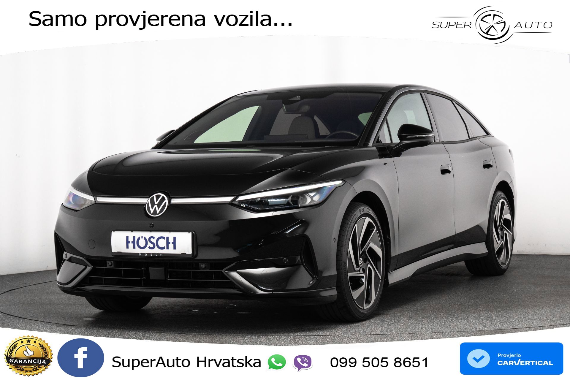 VW ID.7 82 kWh Pro 286 KS, ACC+360+4xGR SJED+HEAD+VIRT+MASAŽA