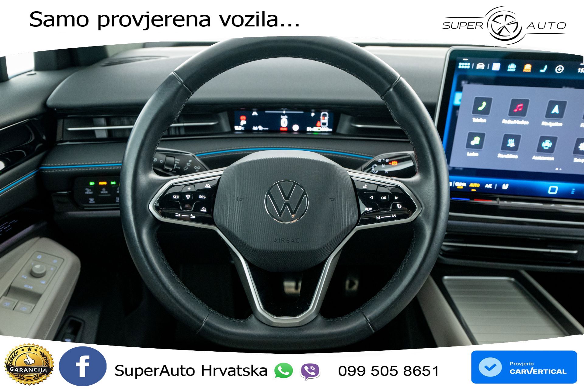 VW ID.7 82 kWh Pro 286 KS, ACC+360+4xGR SJED+HEAD+VIRT+MASAŽA