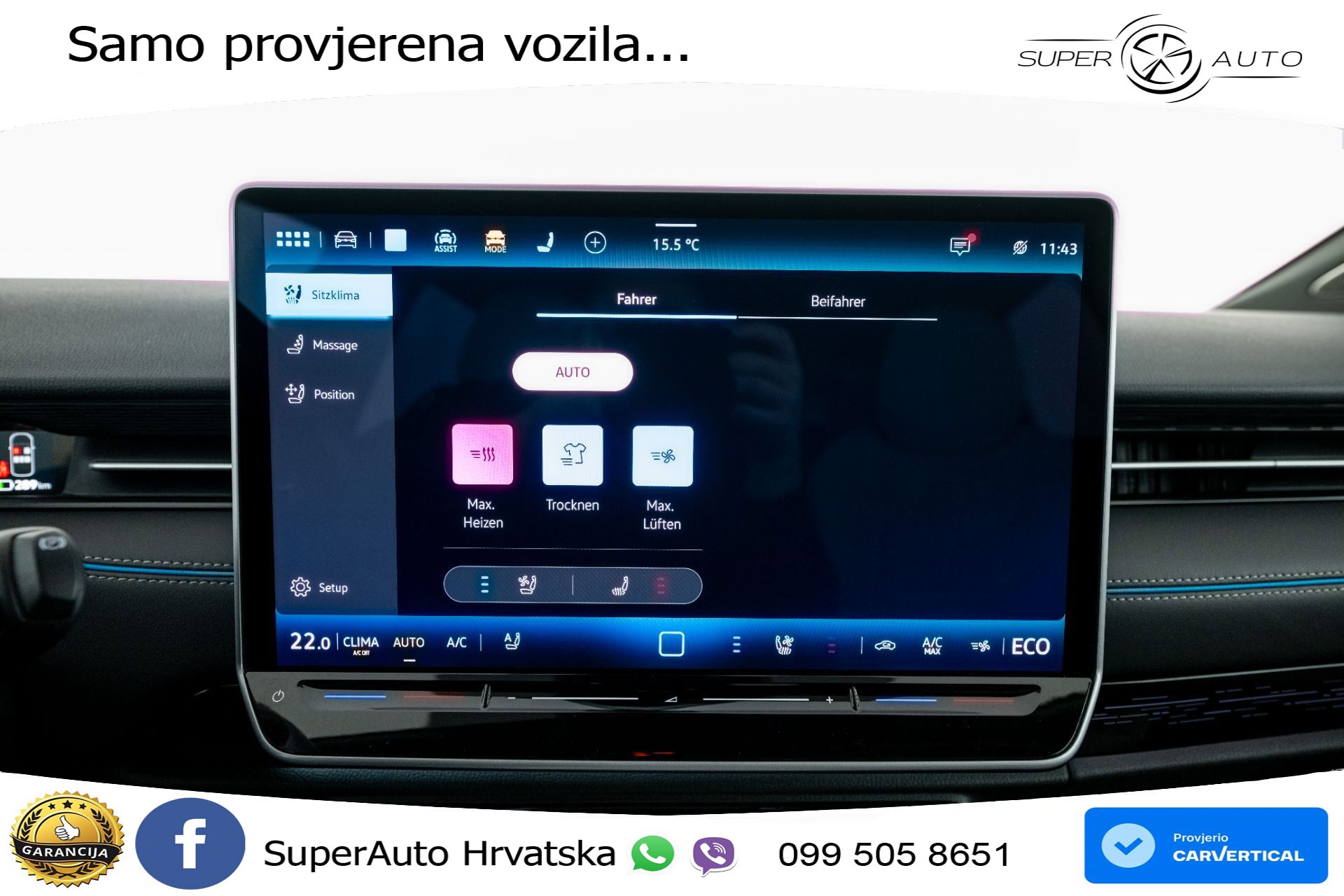 VW ID.7 82 kWh Pro 286 KS, ACC+360+4xGR SJED+HEAD+VIRT+MASAŽA